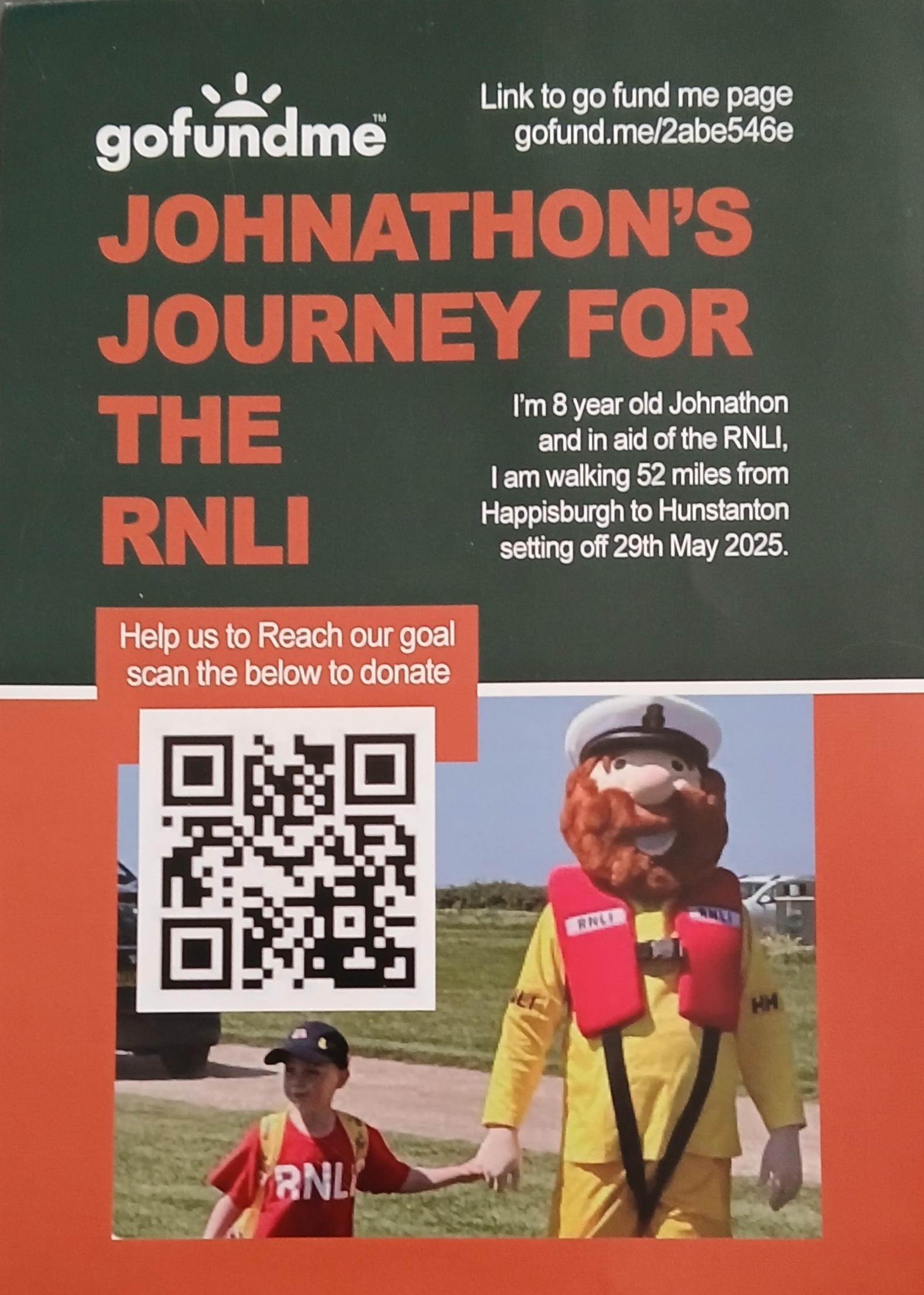 Johnathon's Journey for the RNLI