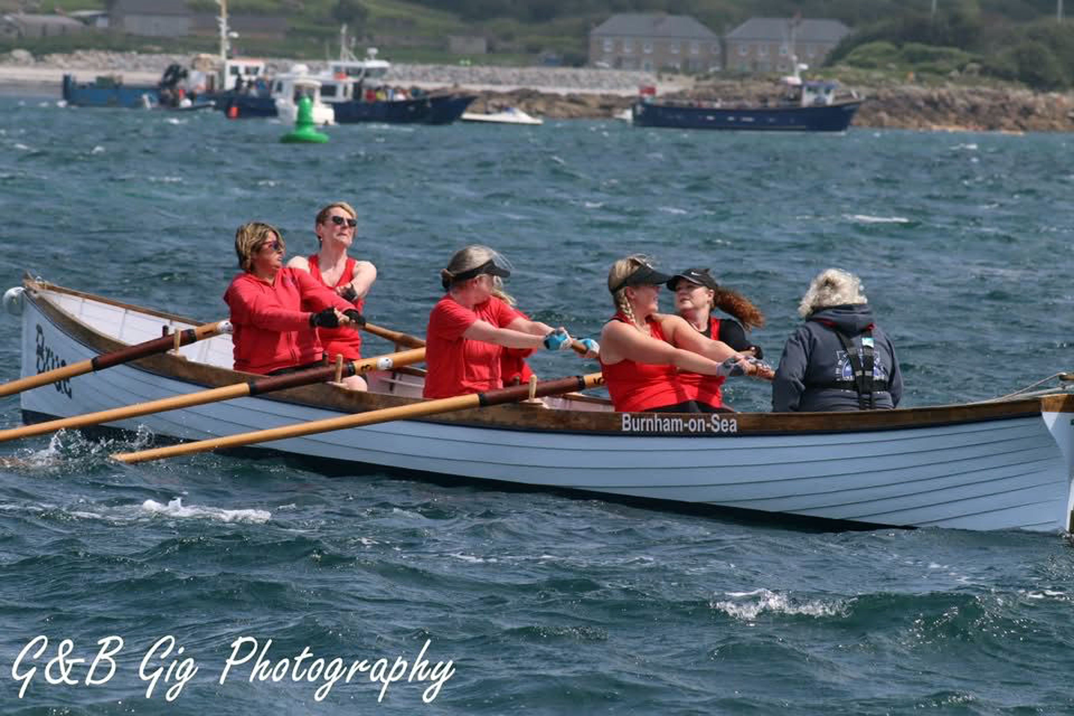 Burnham Ladies' gig crew two