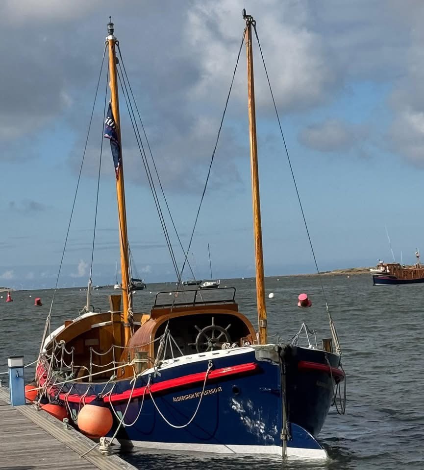 Rescue wooden boats Lucy Lavers Liverpool class lifeboat 