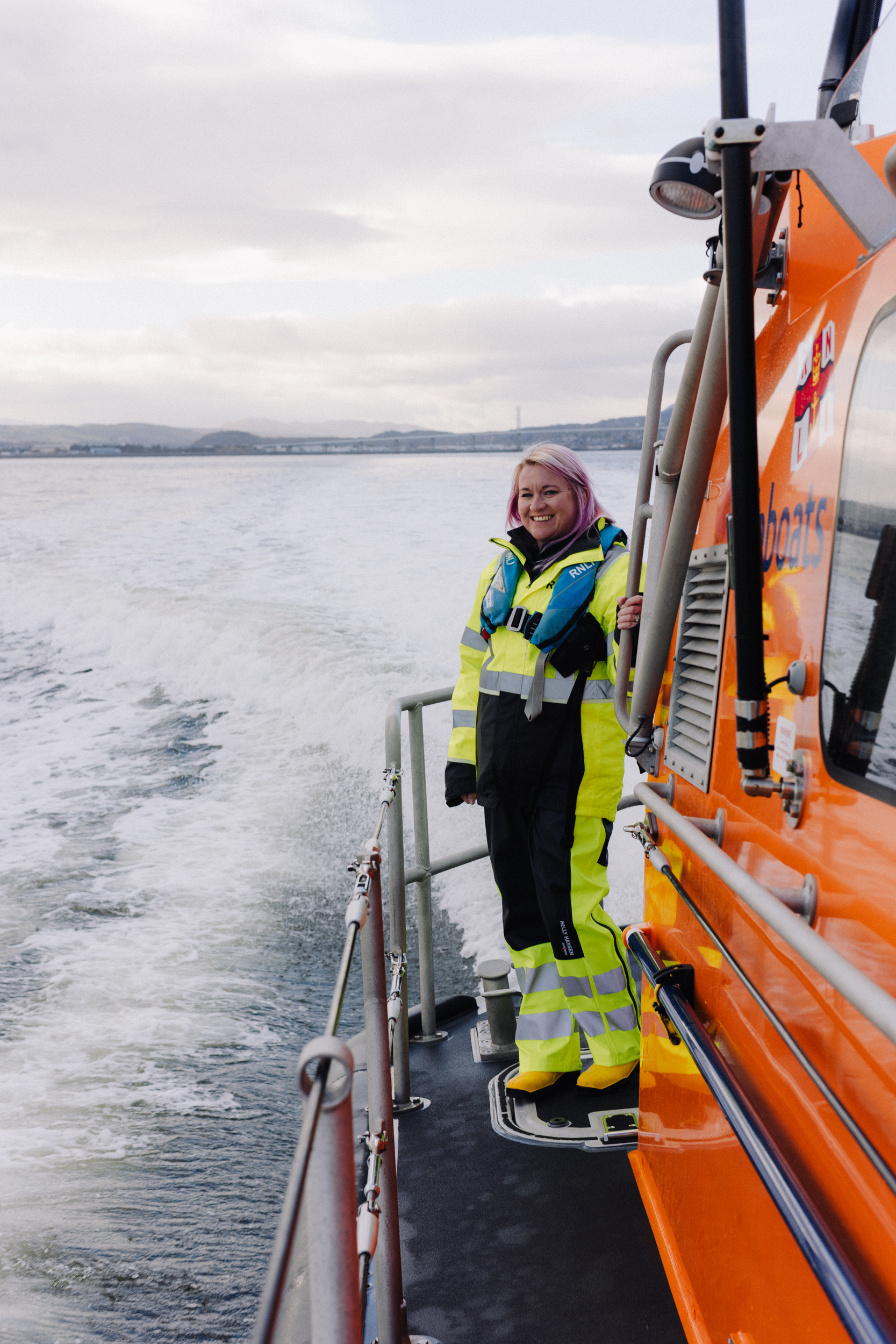 Claire onboard the Shannon
