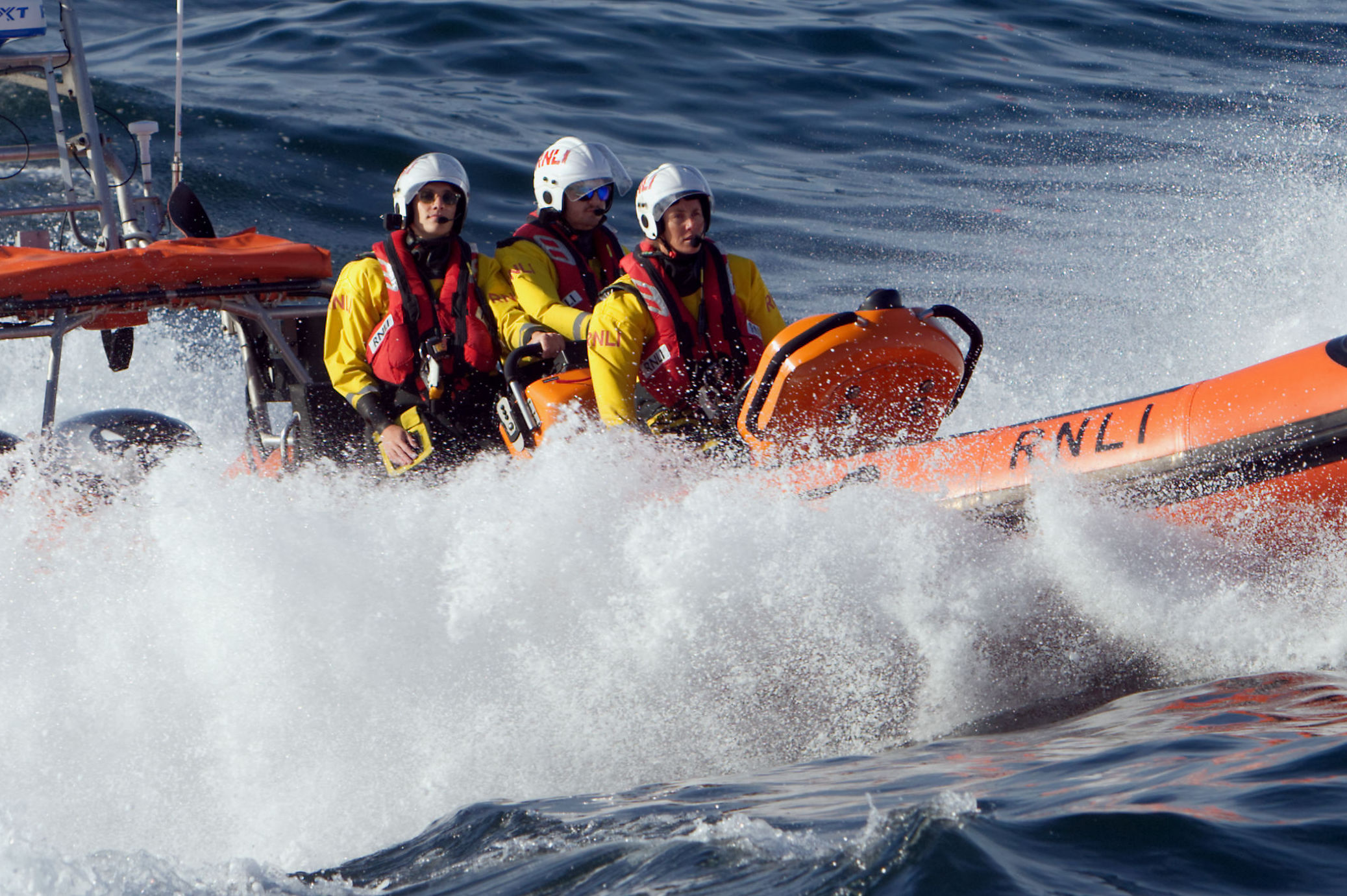 Picture shows Penlee inshore lifeboat