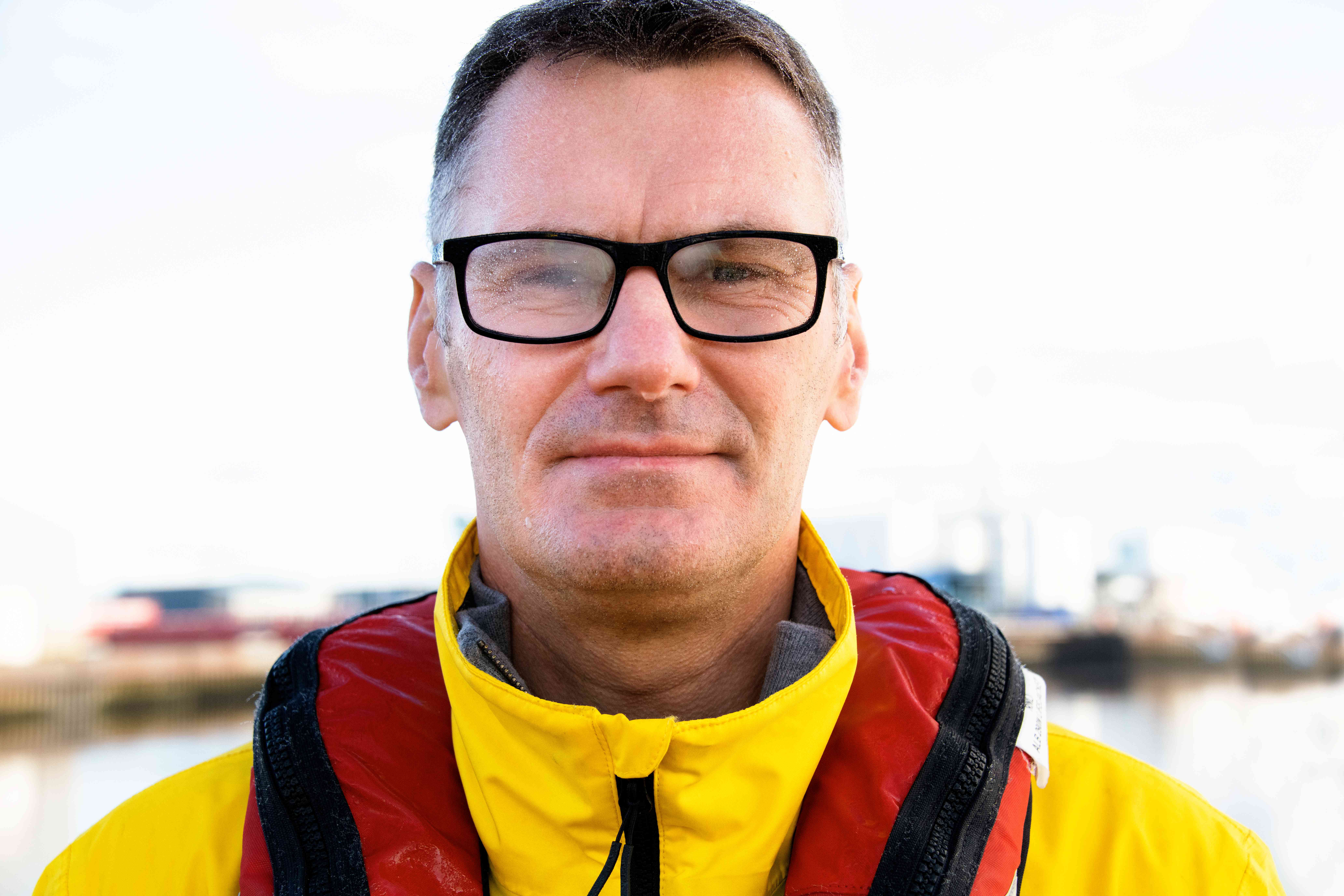 Davie Orr, a volunteer coxswain with Aberdeen RNLI