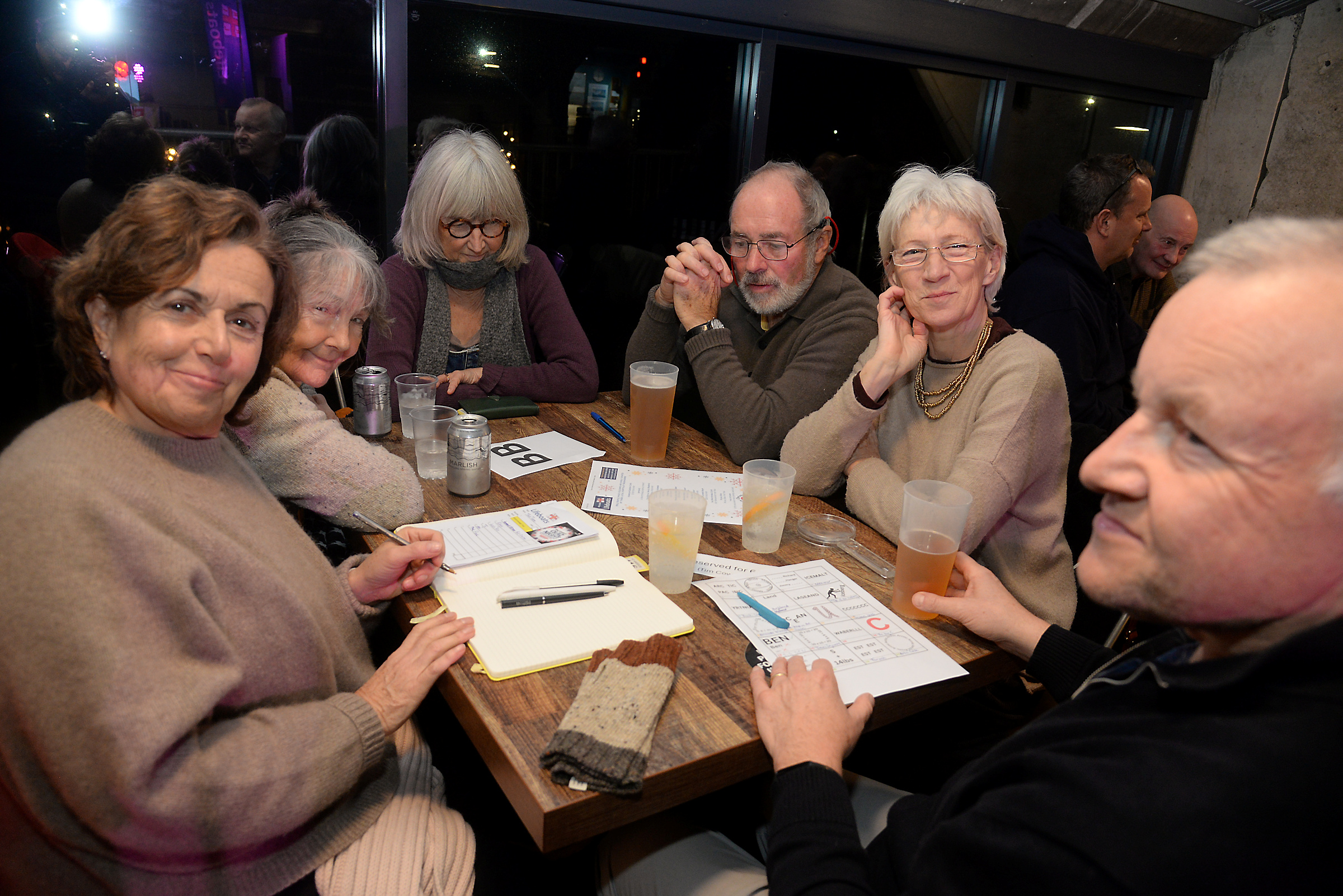 Tim's Team turned out winners at the Whitstable RNLI Charity Quiz Night held in the South Quay Shed on Saturday evening.