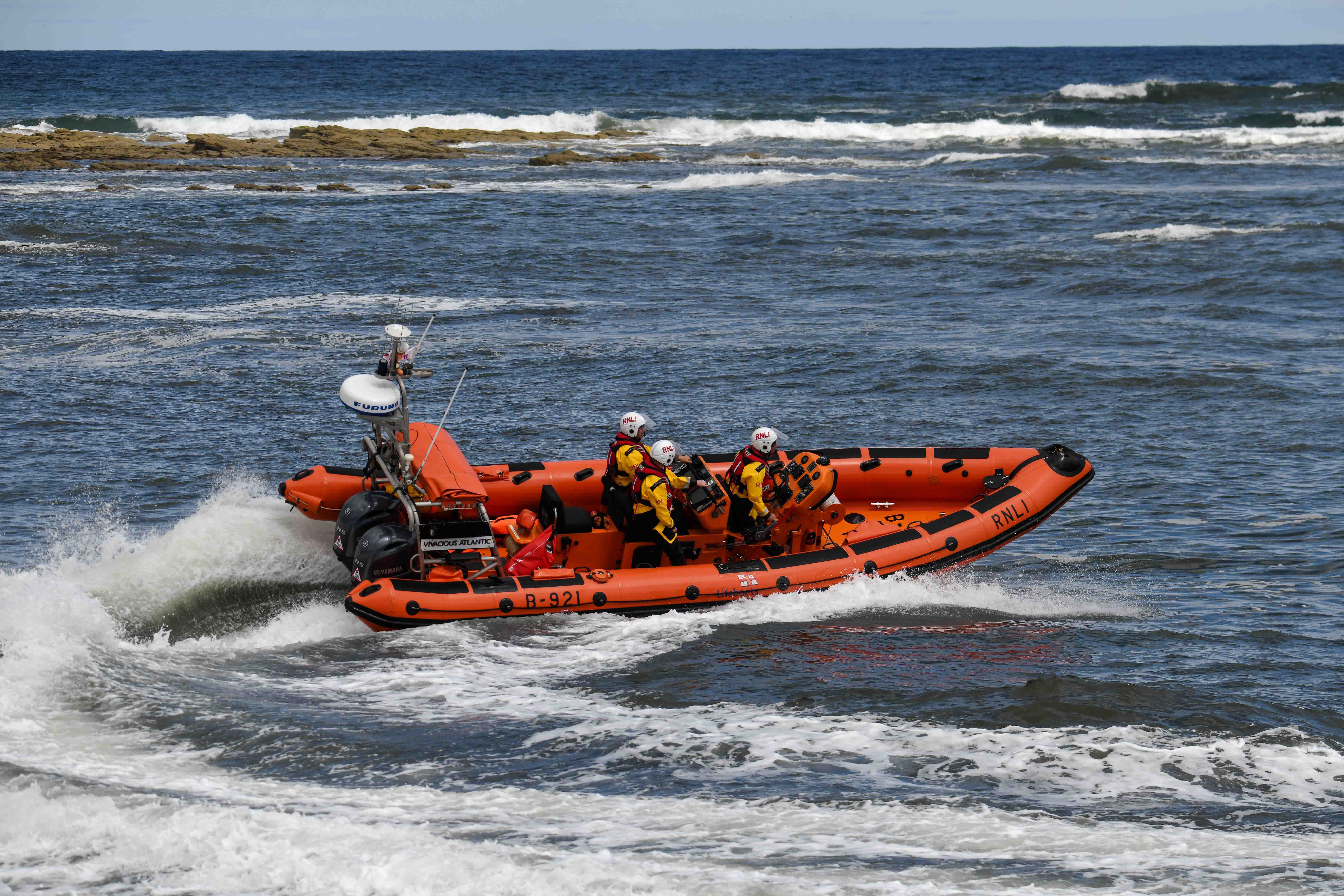 RNLI Atlantic 85 in the water