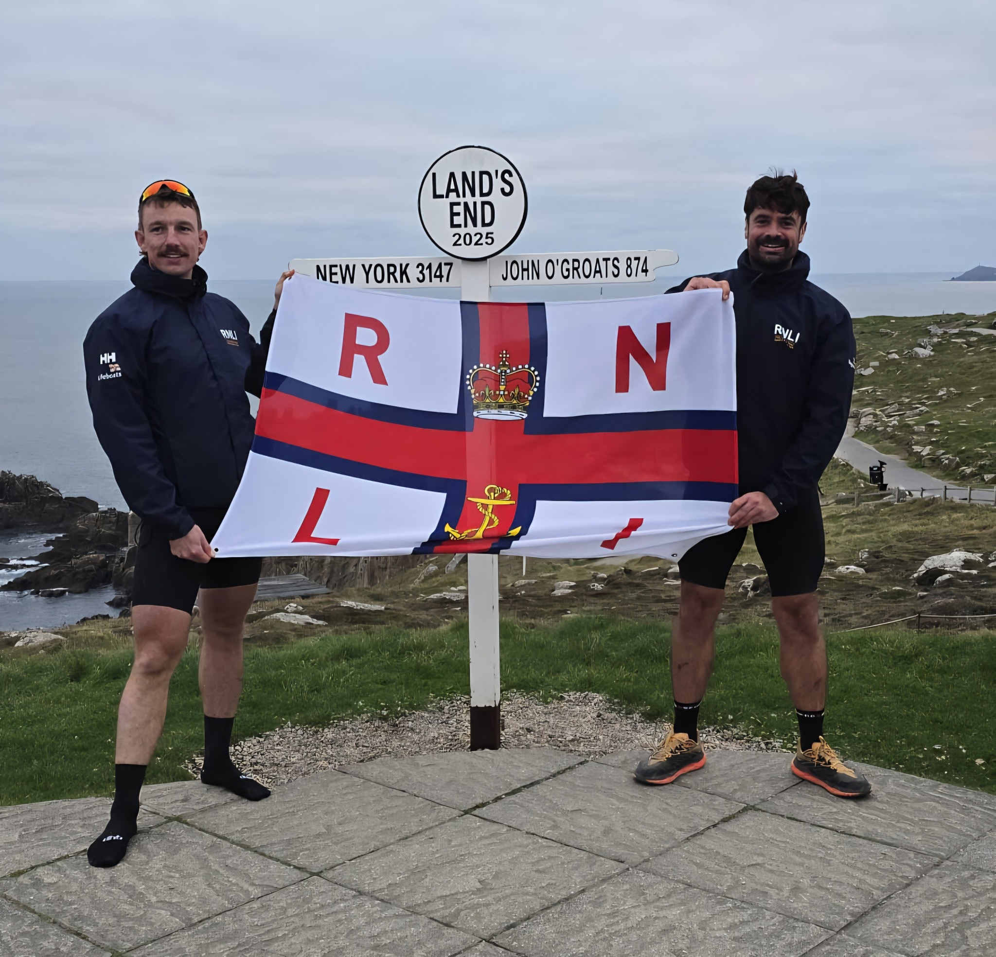 The finish at Land's End