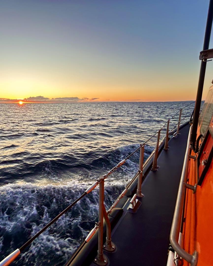 RNLI Invergordon with Moray Firth Sunrise