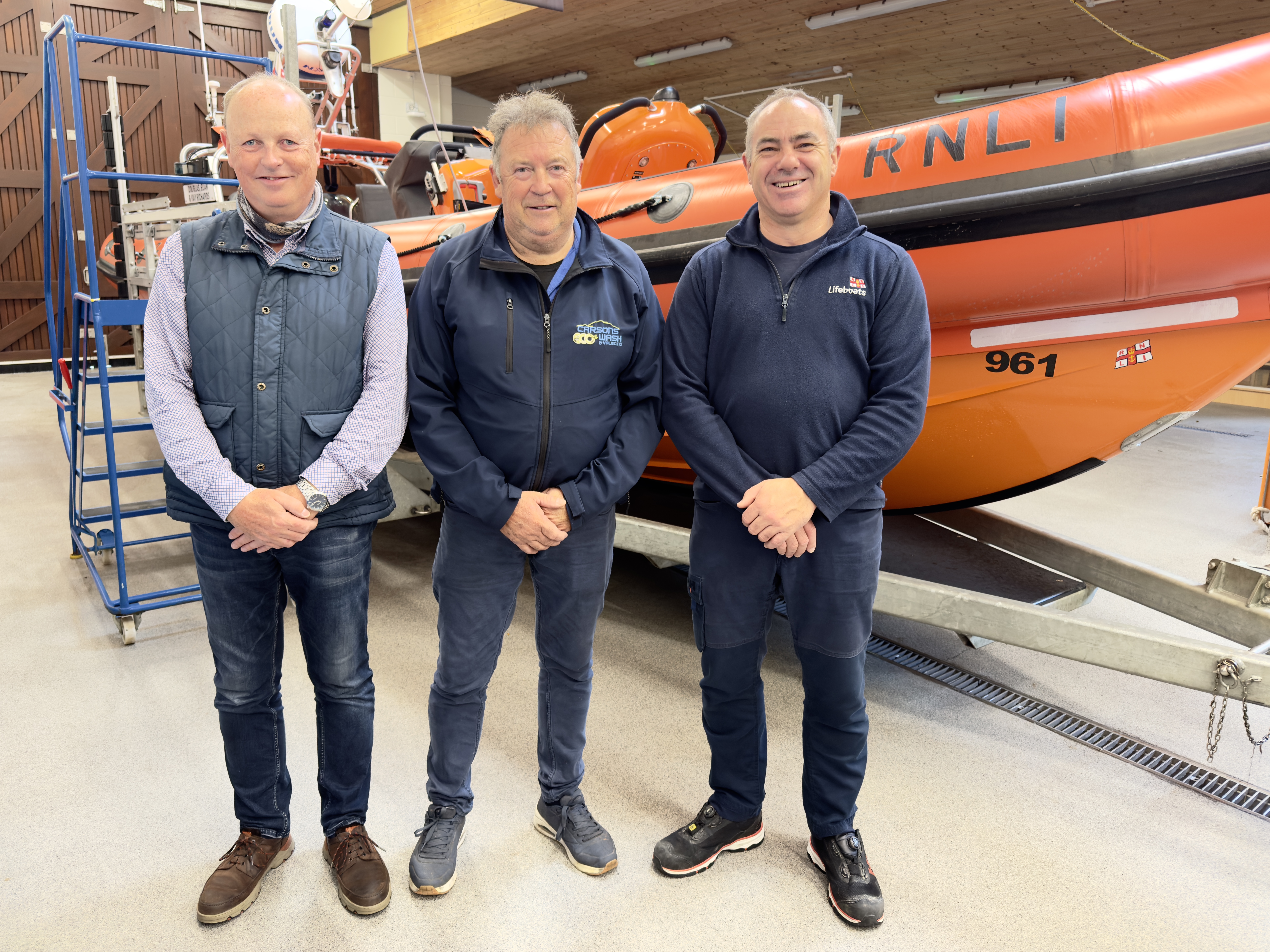 Carrybridge RNLI Volunteer Successfully Completes Head Launcher Passout