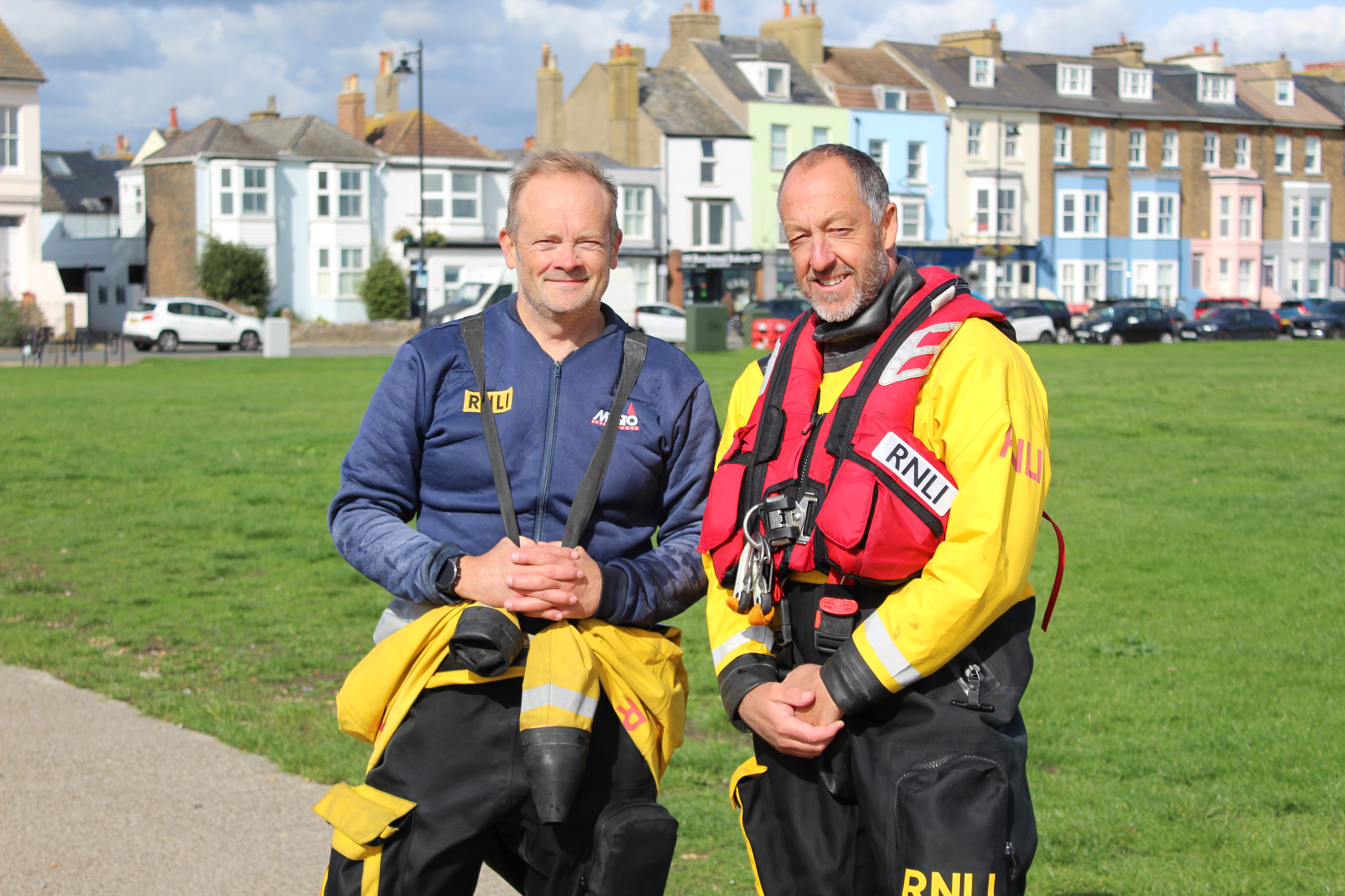 Dave Mitchell with Coastal Trainer Dave Needham