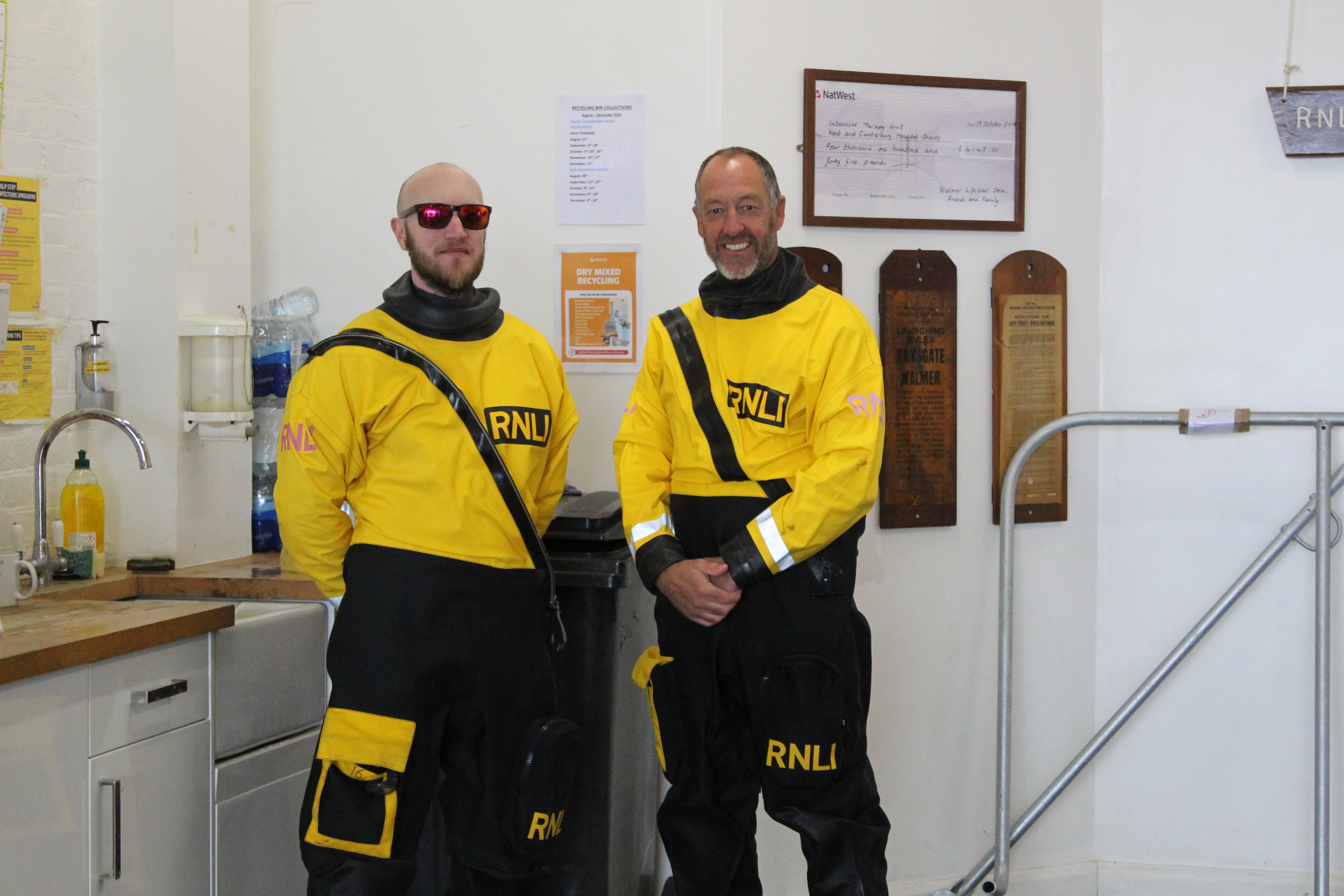 Helm Neil Franks with Dave Needham