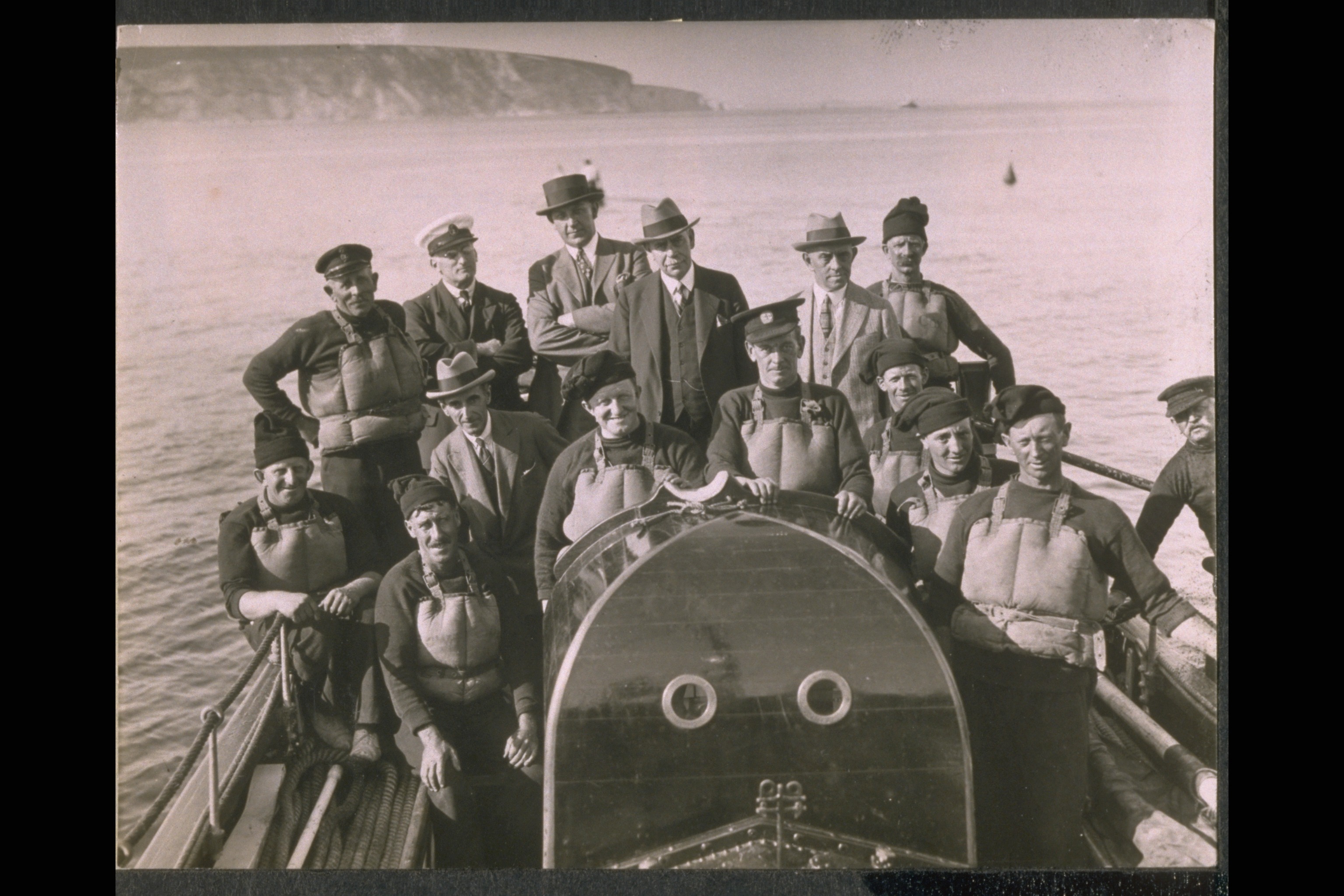 Swanage Lifeboat, the Thomas Markby on the slipway in 1928