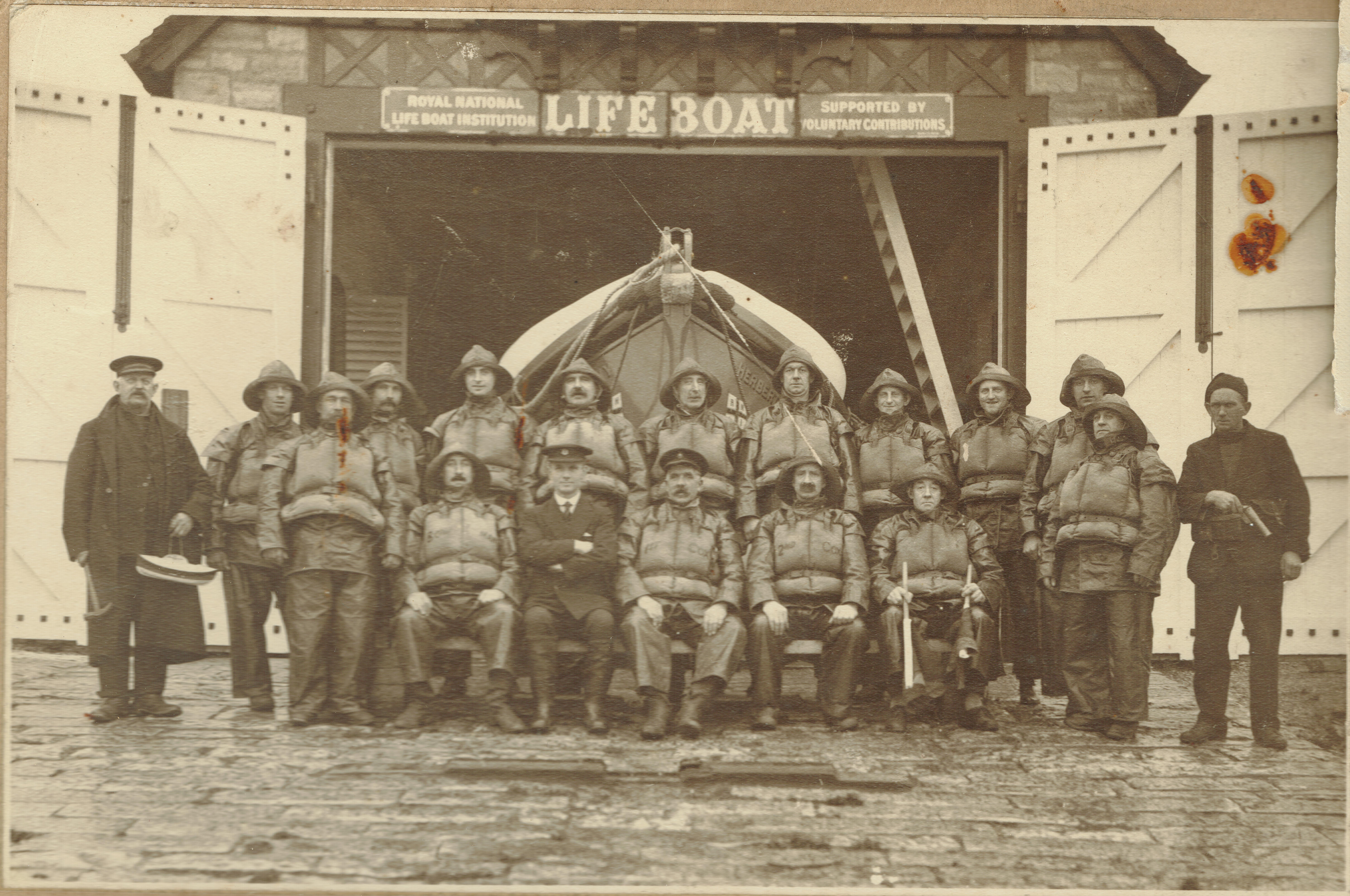 Swanage Lifeboat Station and crew 1924.