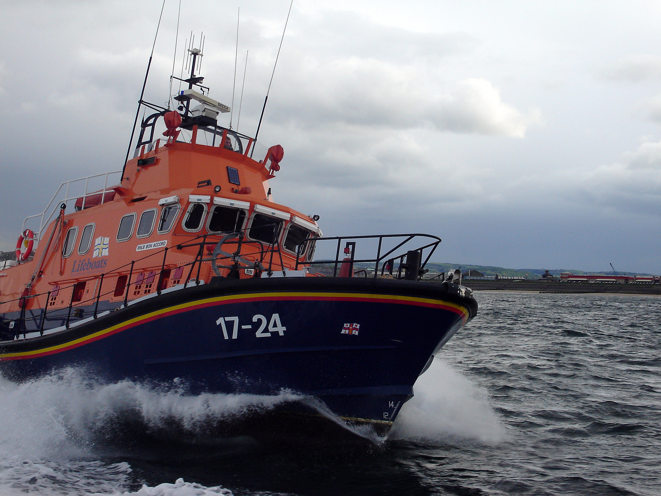 Aberdeen's all-weather Severn class lifeboat Bon Accord