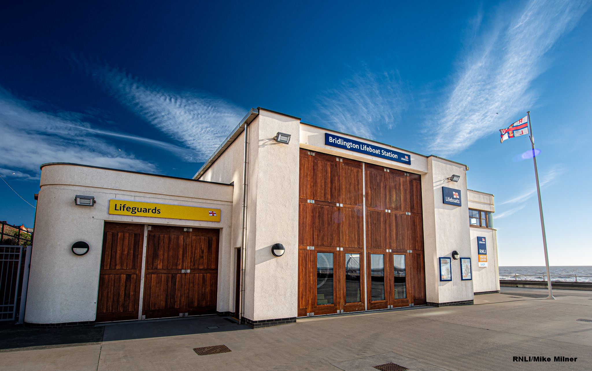 Bridlington RNLI Lifeboat Station. 