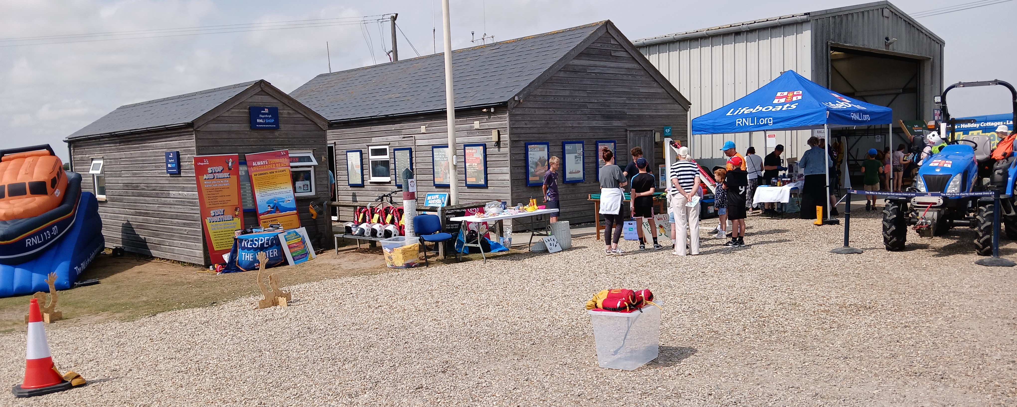 Station all set up ready for Open Day