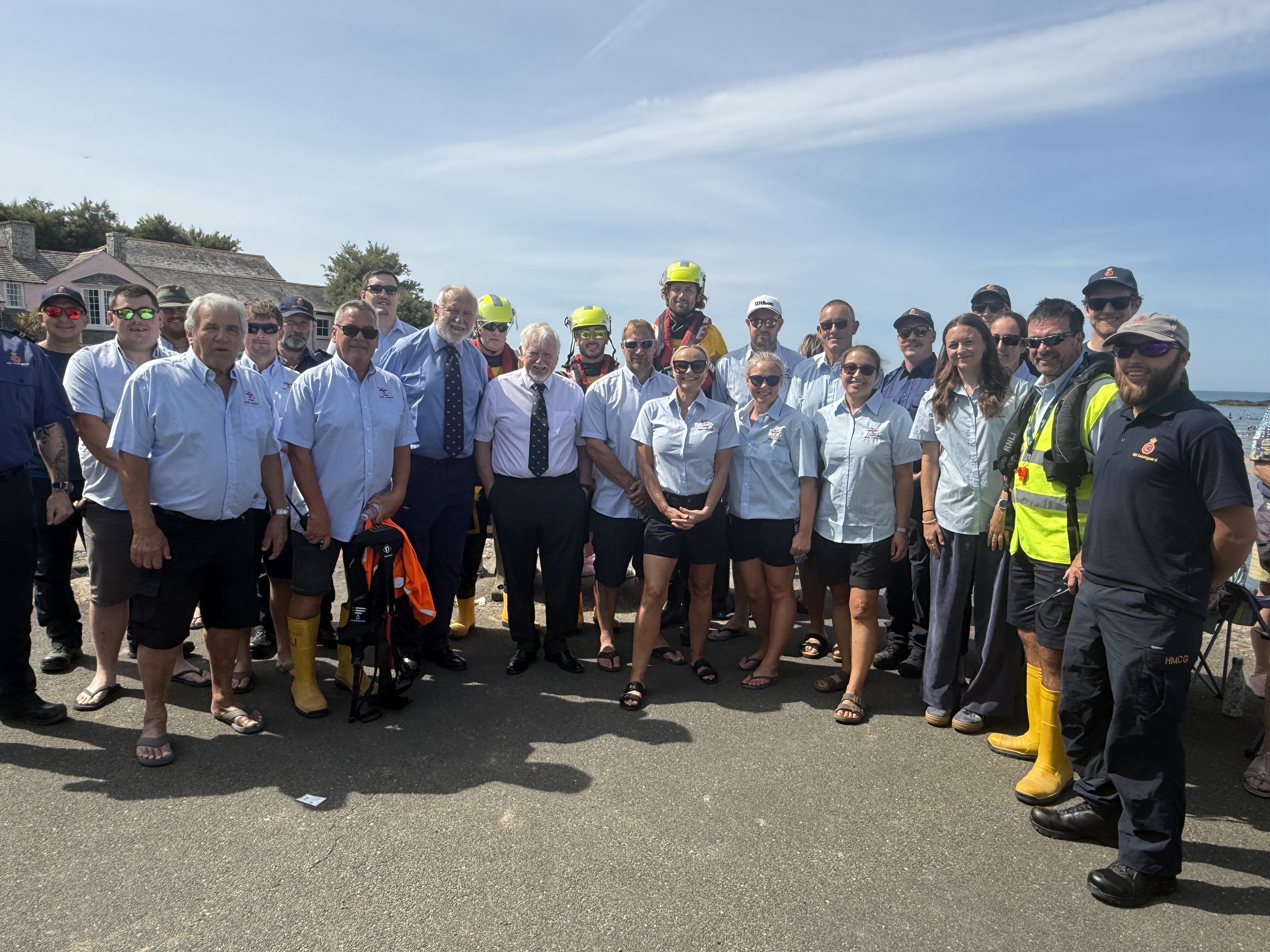 RNLI Lifeboat Crew + HM Coastguard