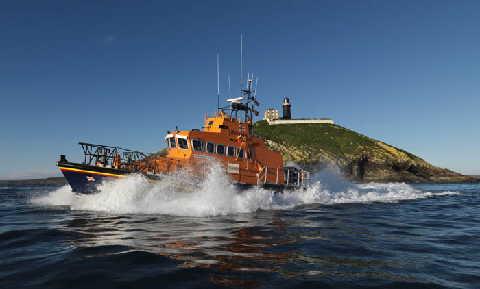 Ballycotton RNLI on exercise