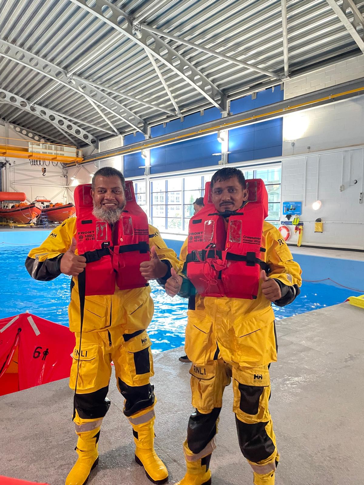 CIPRB in the RNLI's sea survival pool