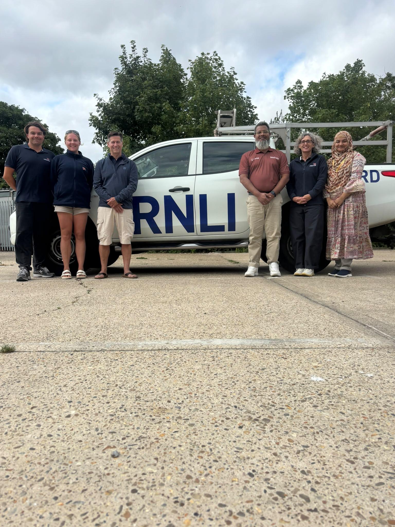 CIPRB with the RNLI's water safety team