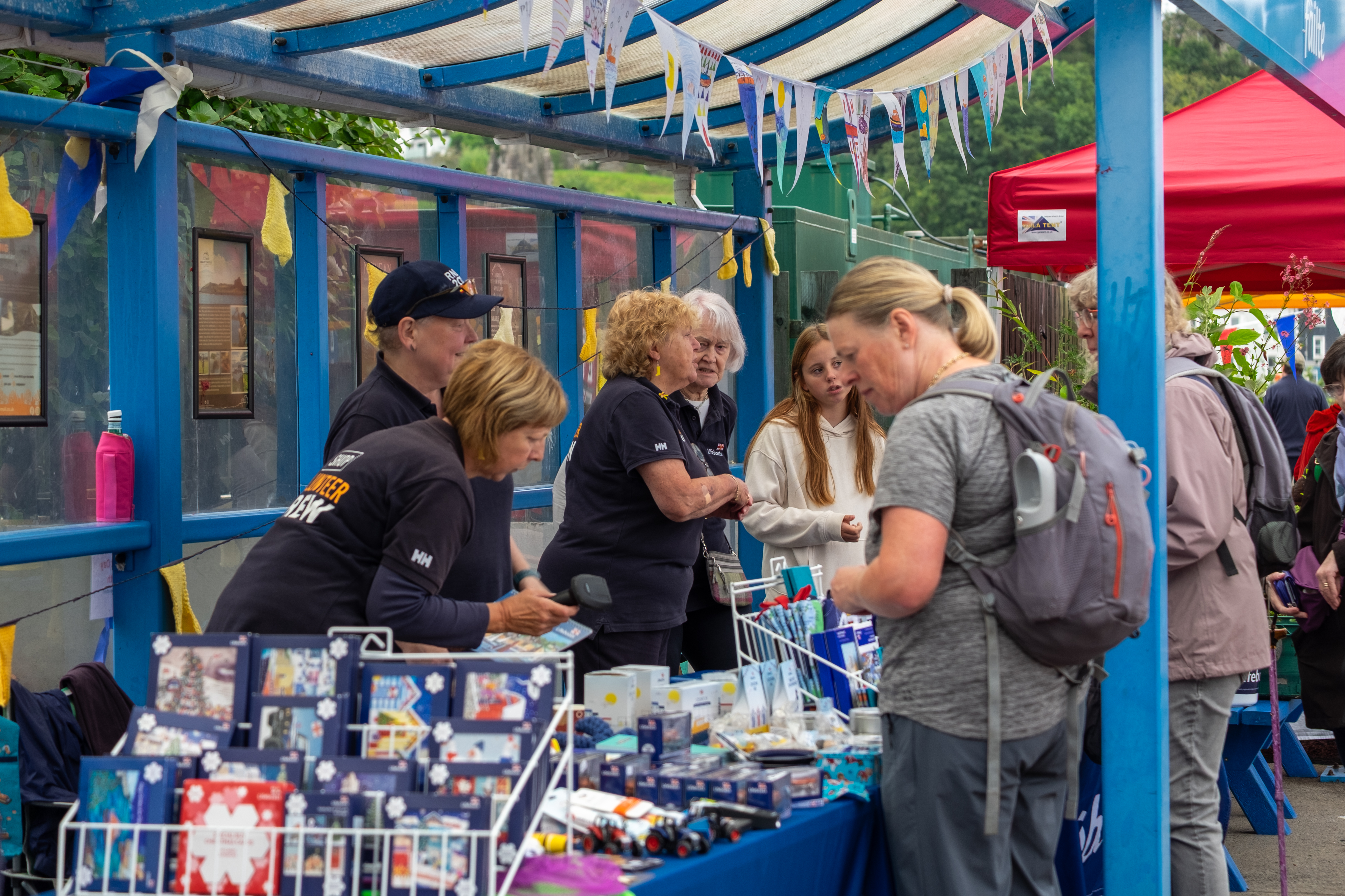 Busy RNLI gift shop