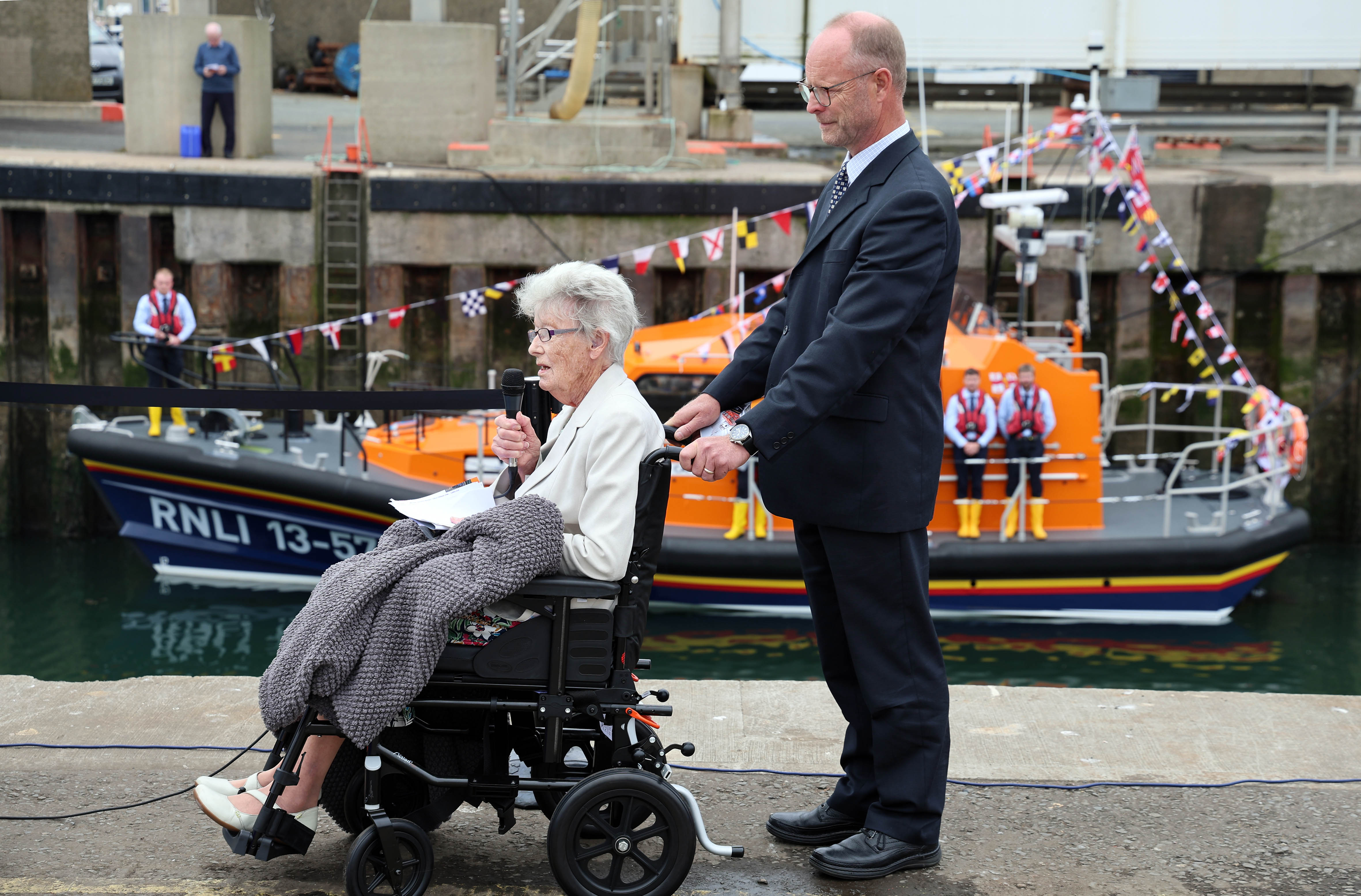 Donor Margaret Cameron with her nephew Adrian Cameron