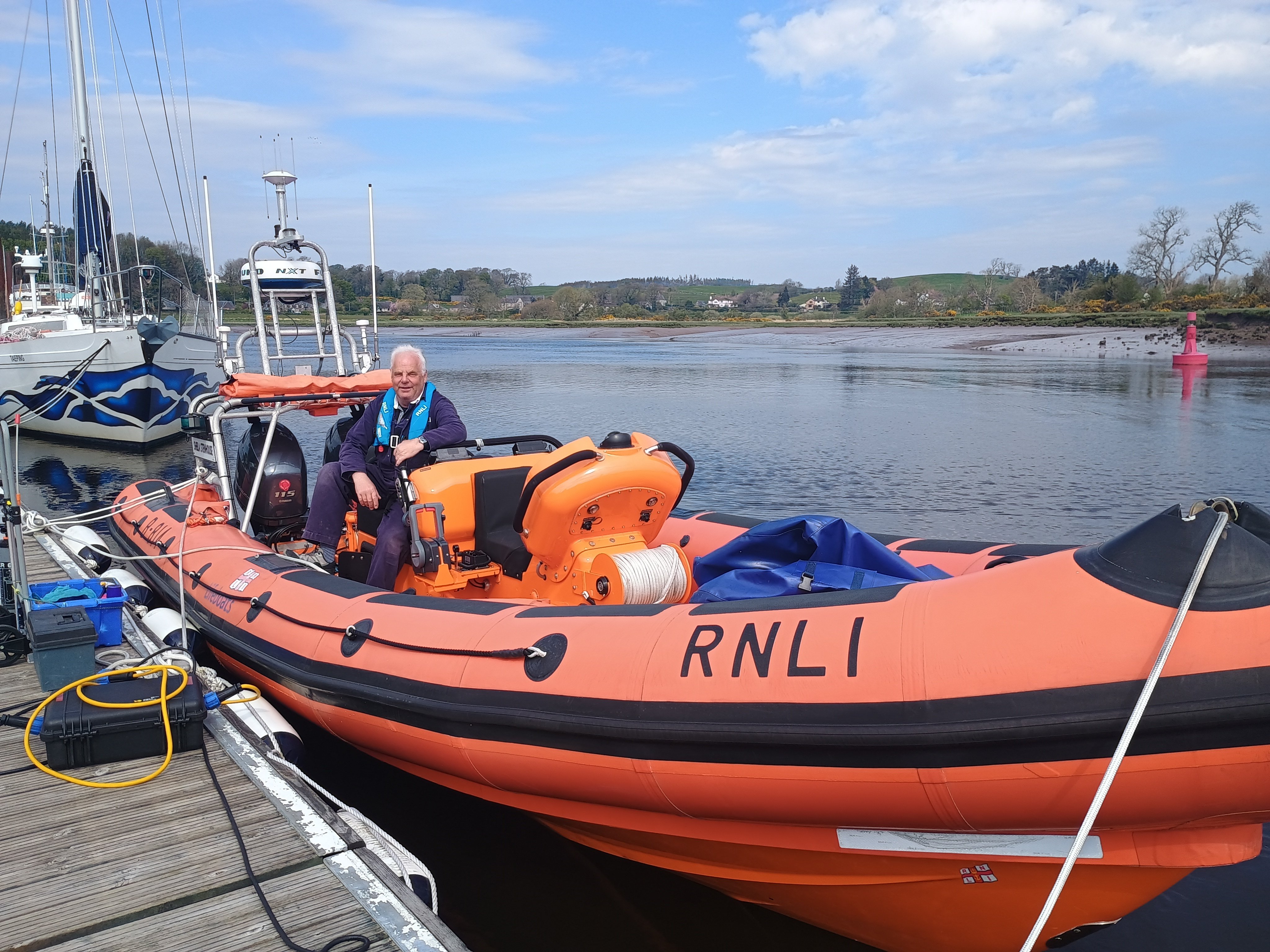 John Collins Kirkcudbright Lifeboat Mechanic on Sheila Stenhouse 
