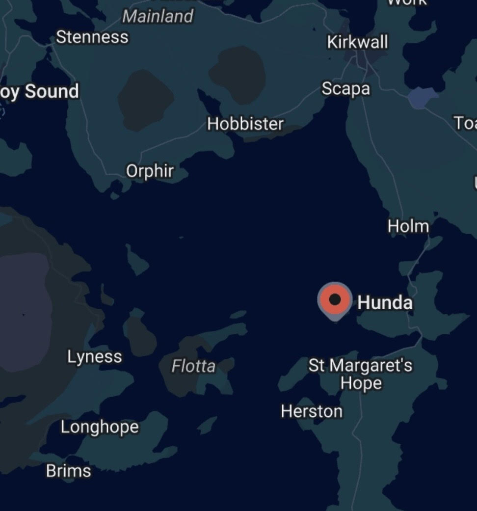 A map showing the location of the incident