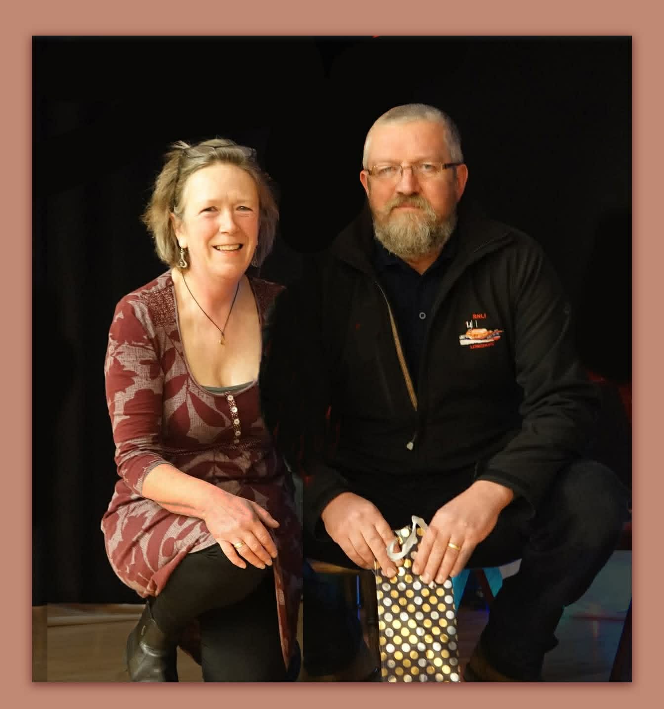 Trish Avis and her husband Iain