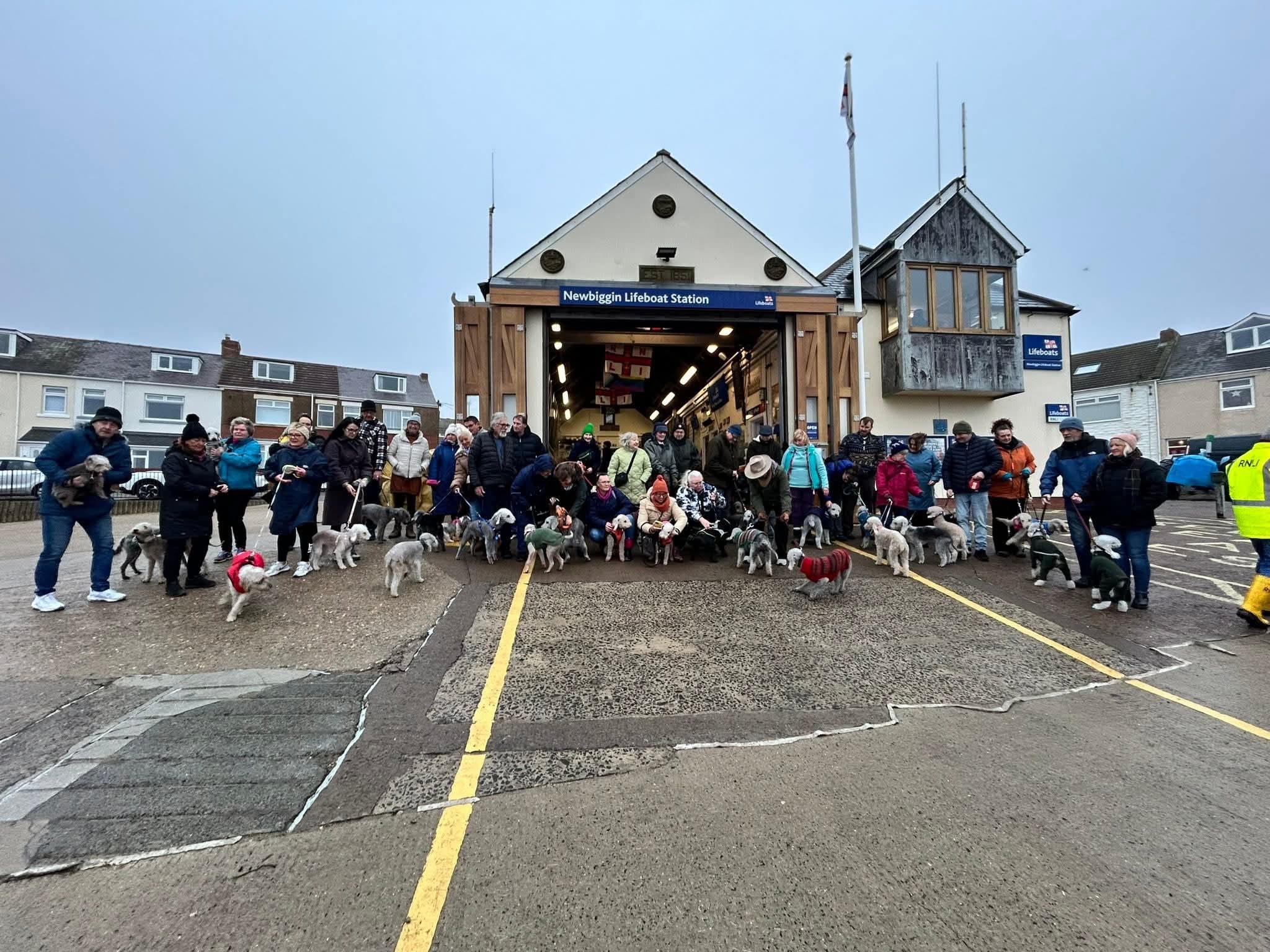 Preparing for the walk along the beach