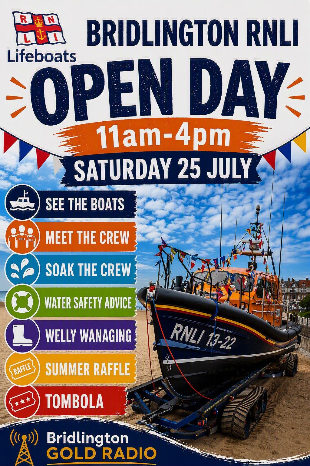 The 2026 'Bridlington Open Day' poster.