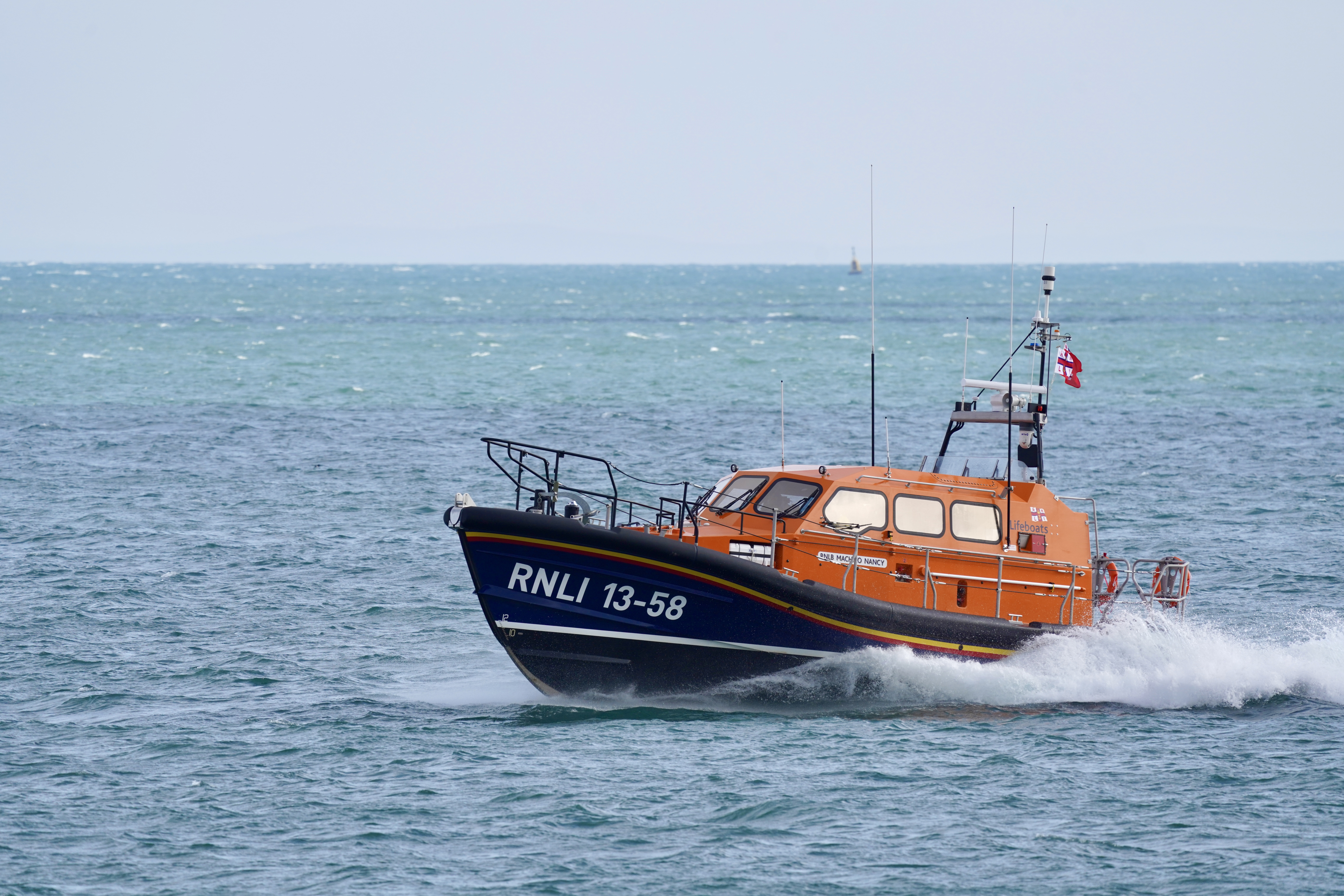 Larne's Shannon class all-weather lifeboat Machiko Nancy