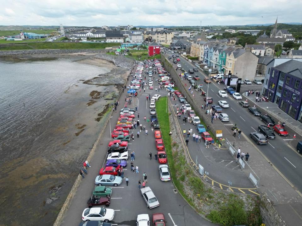 Drone shot of last years show
