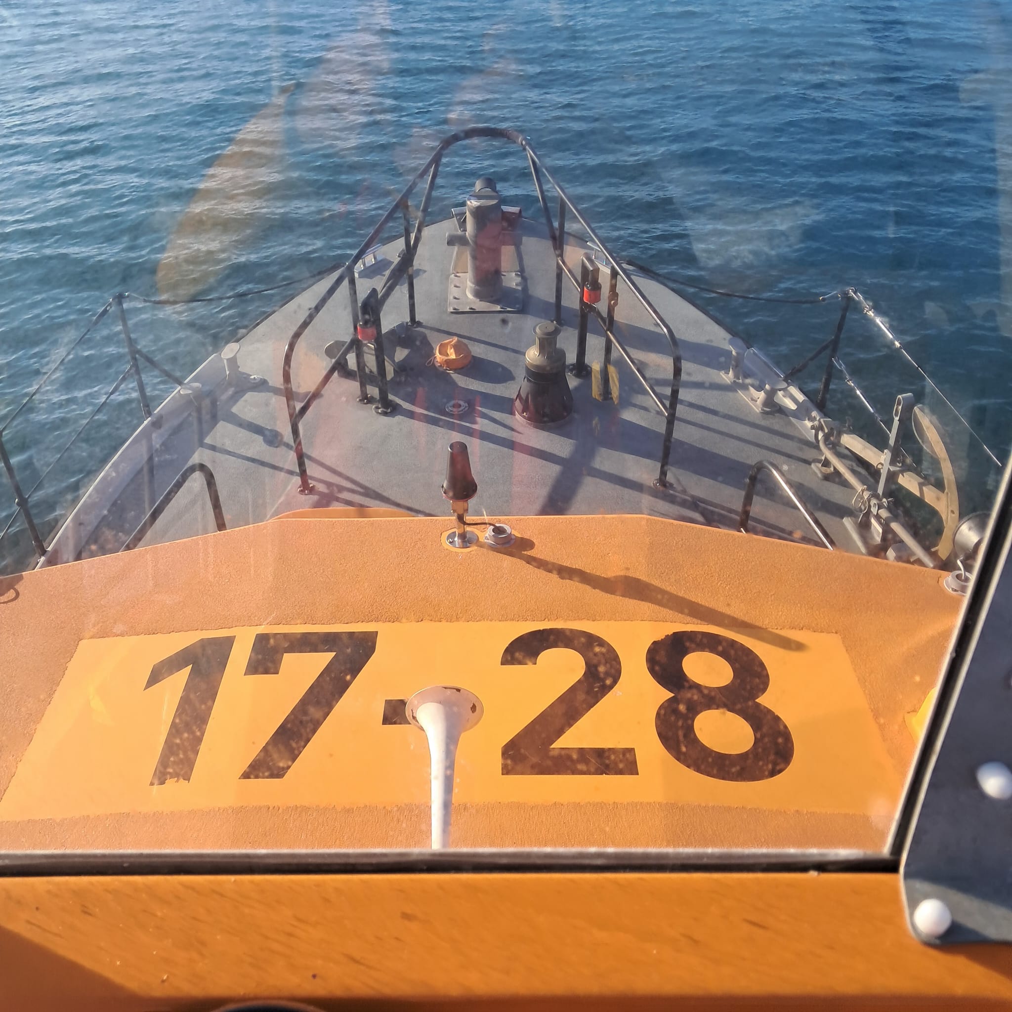 Torbay RNLI's All-Weather lifeboat from above