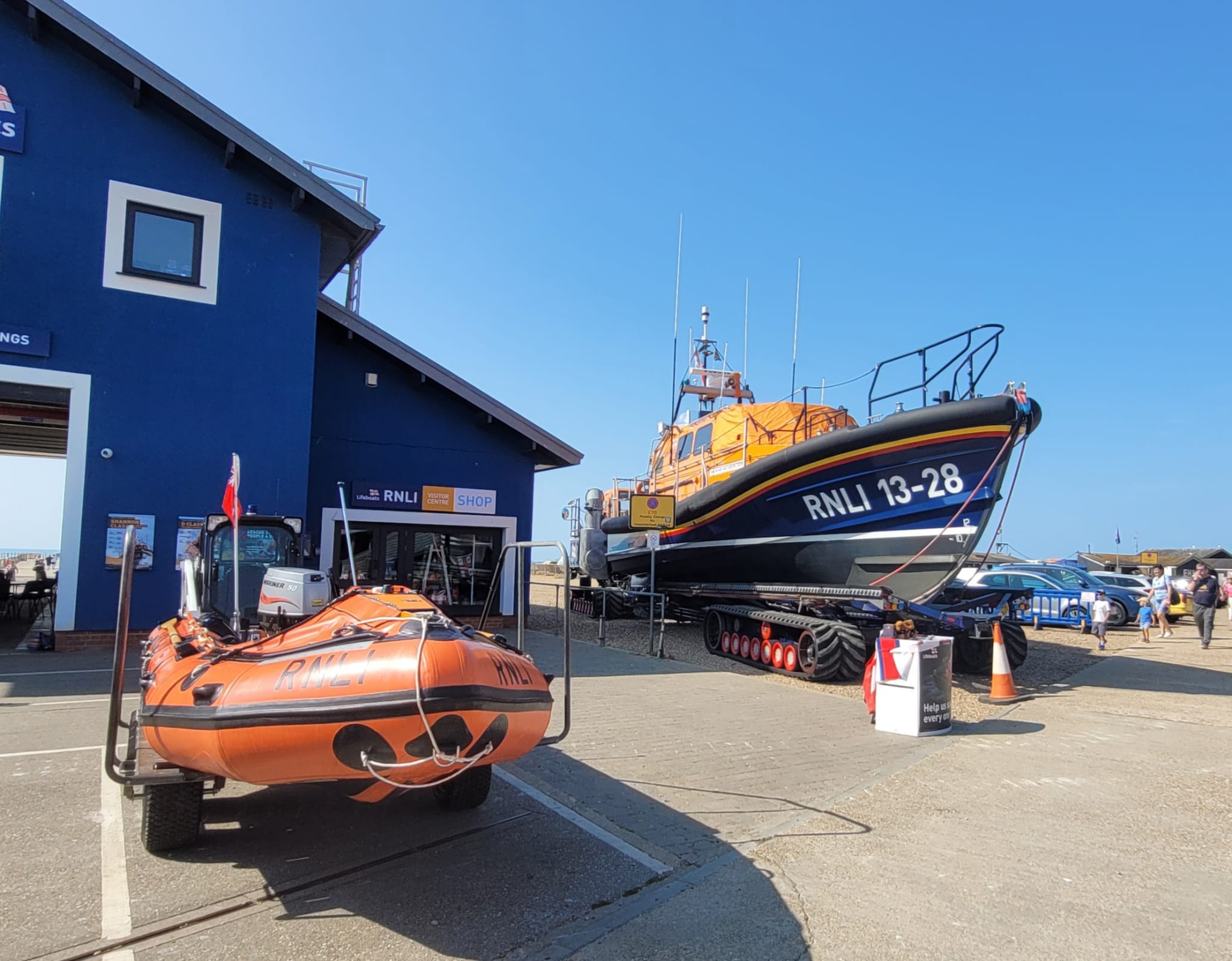 Hastings RNLI's inshore and all-weather lifeboats 