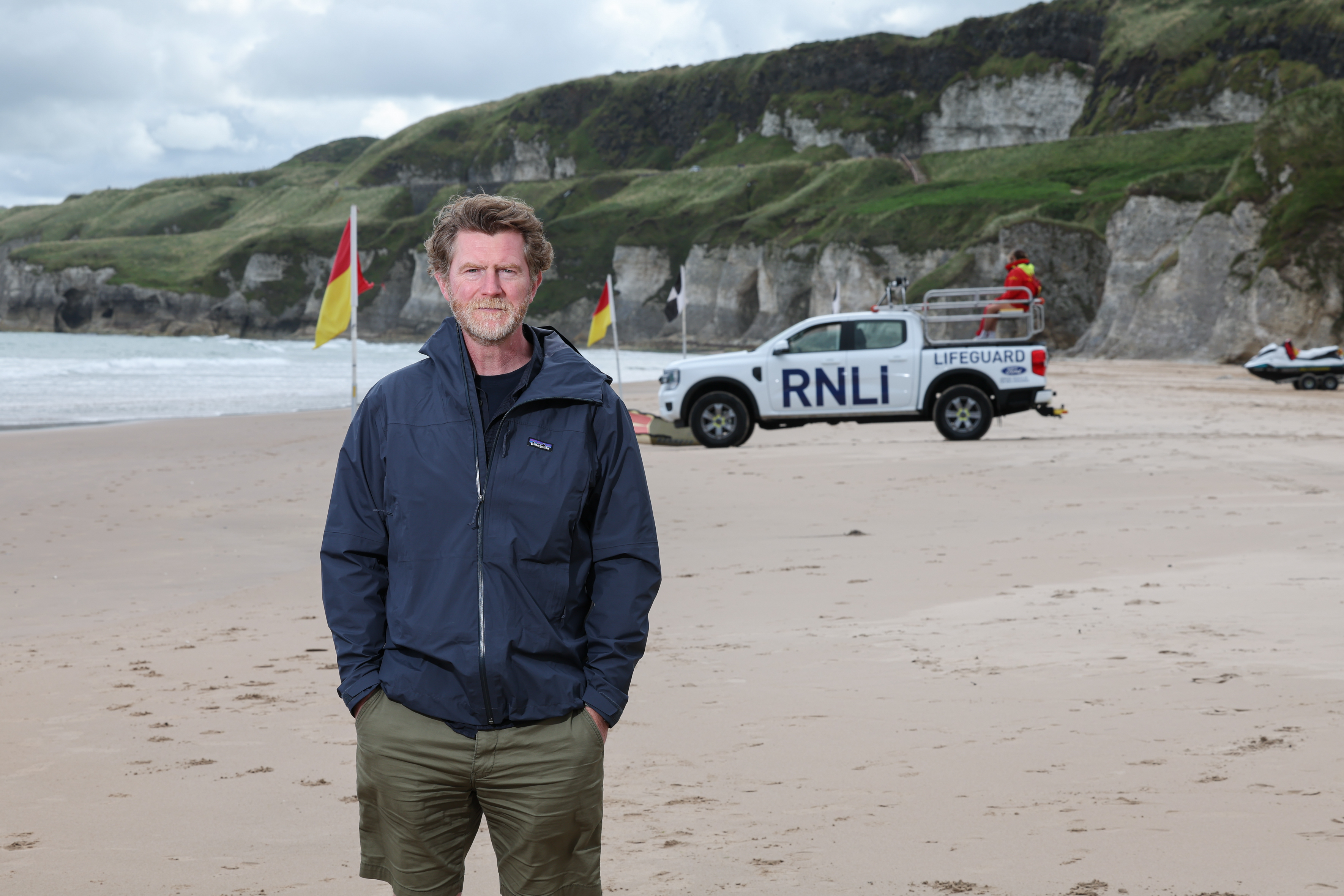 Andrew Todd at Whiterocks Beach in Portrush