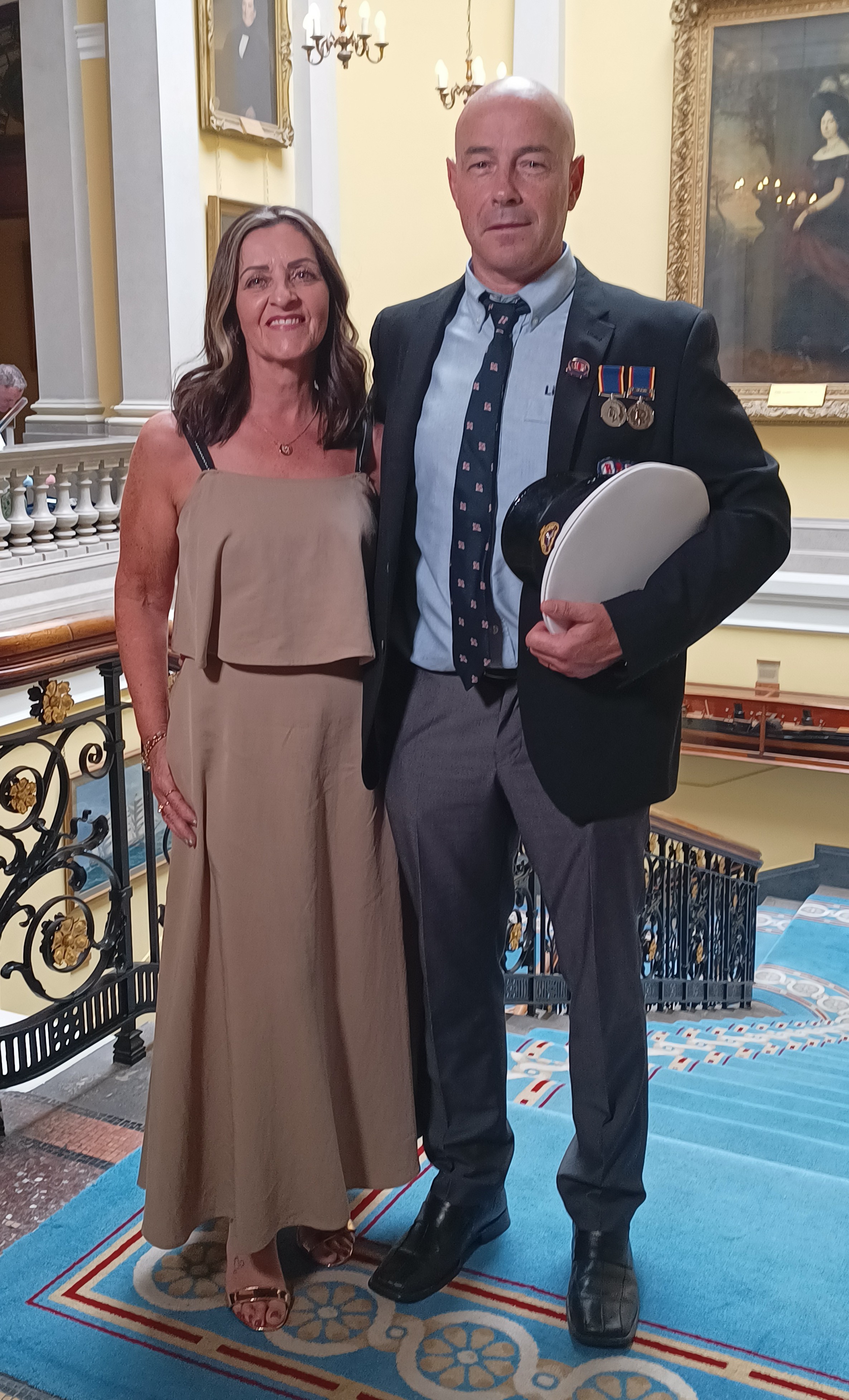 at the Volunteer Recognition Event at the Belfast Harbour Commissioners Officer