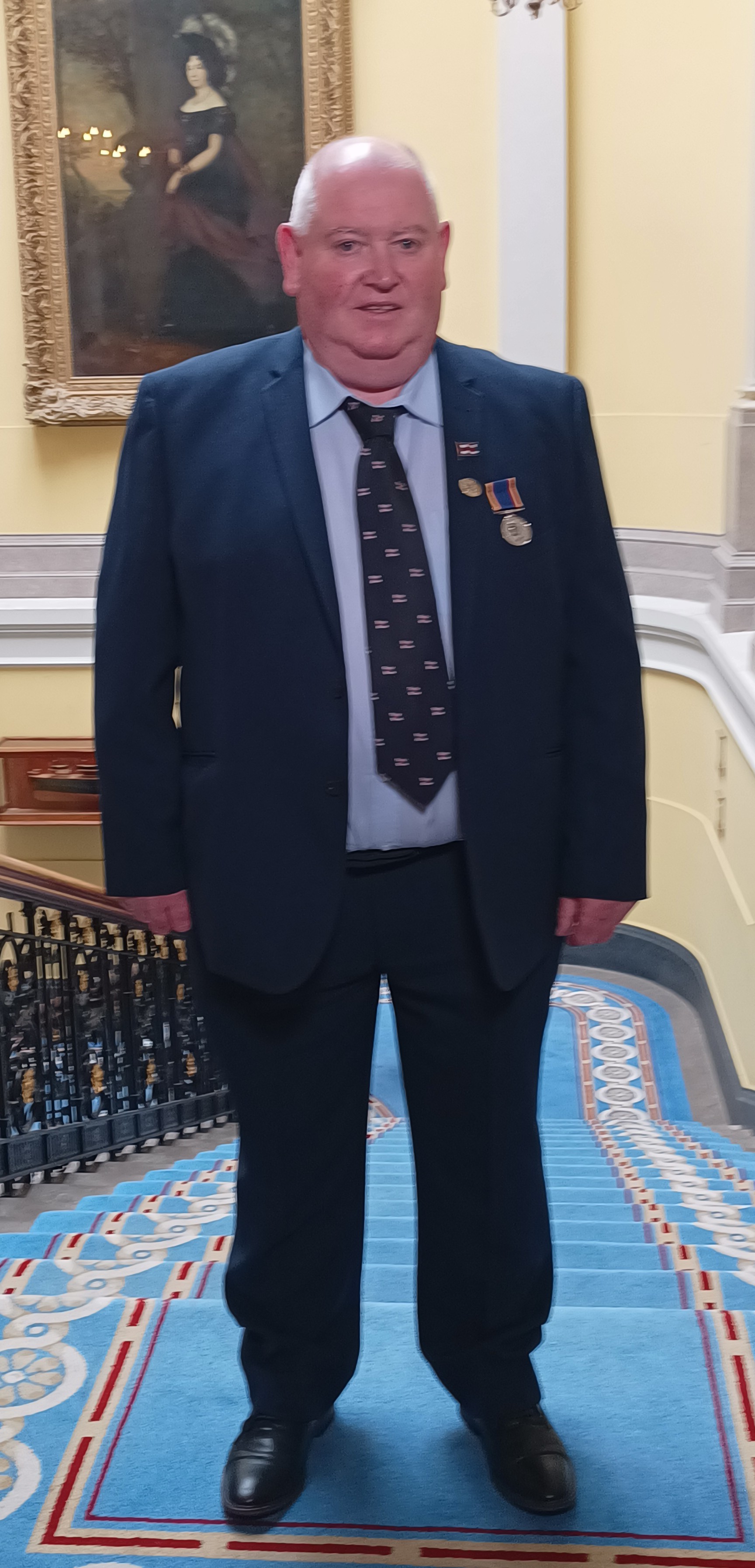 William Monaghan at the Volunteer Recognition Event at the Belfast Harbour Commissioners Officer