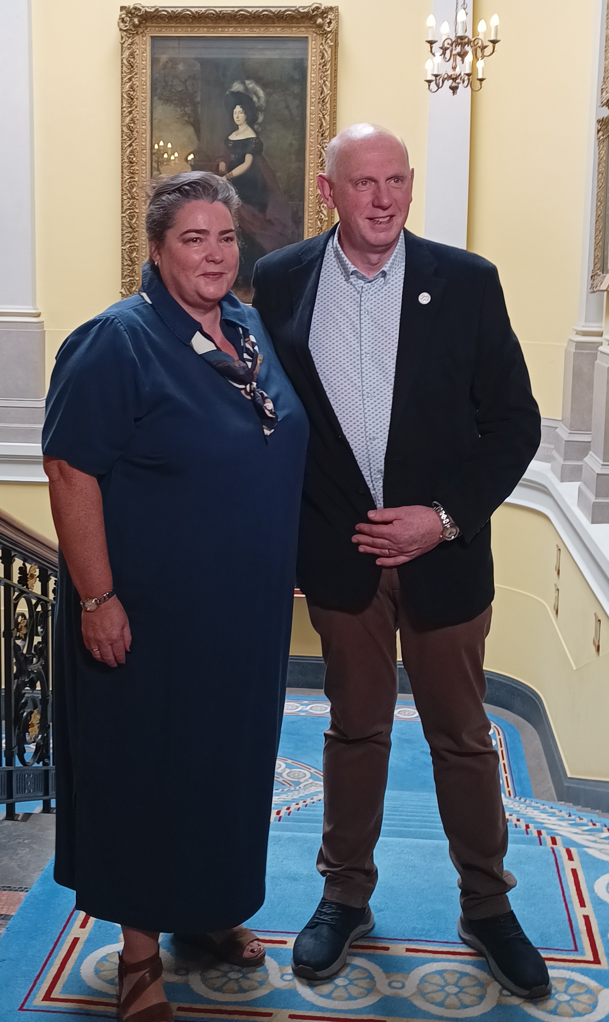 Joe and Bridgita Joyce at the Volunteer Recognition Event at the Belfast Harbour Commissioners Officer