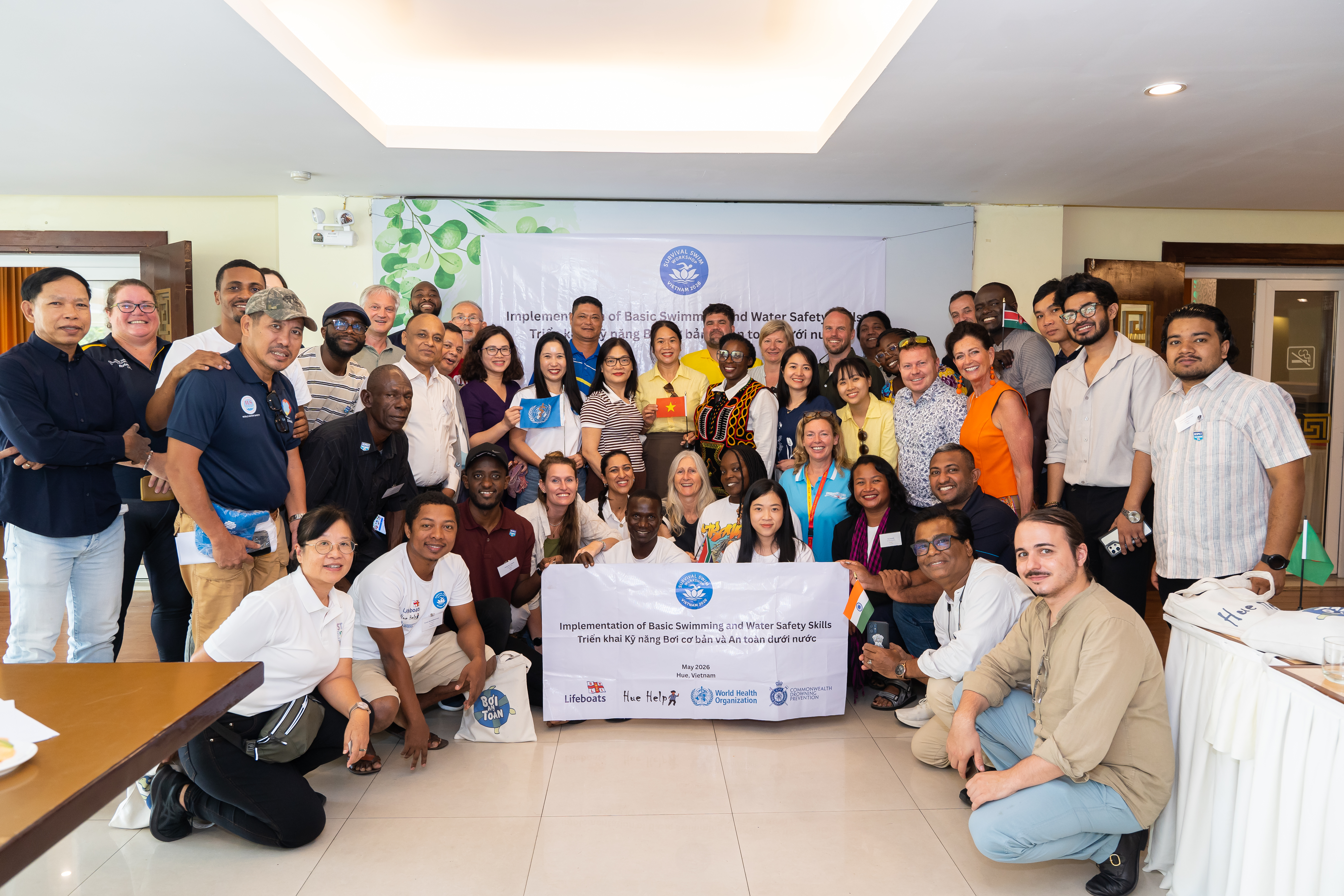 Group photo of the participants at the workshop in Vietnam