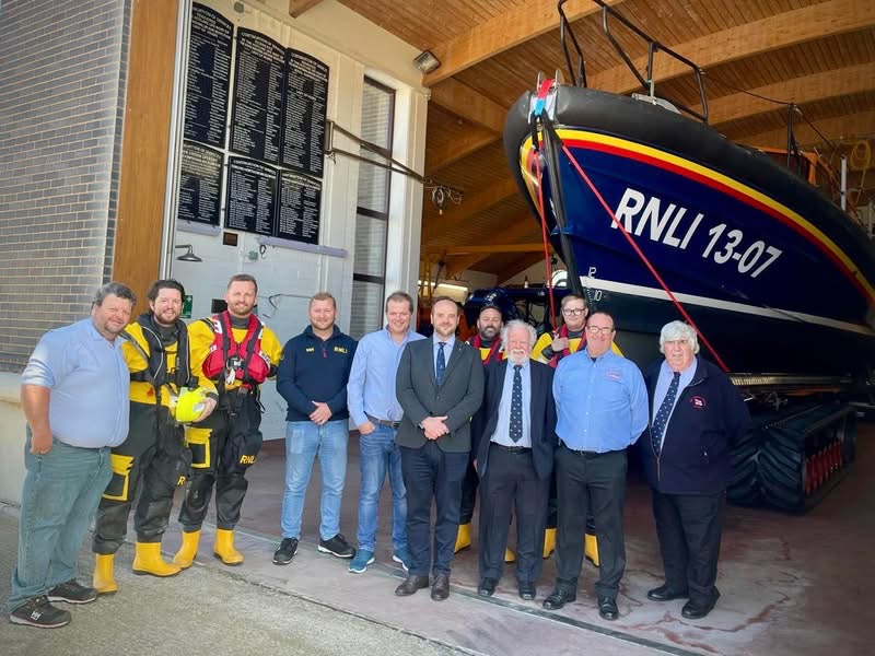 This was the first visit to a local RNLI lifeboat station by the Lord-Lieutenant since his appointment in December 2025