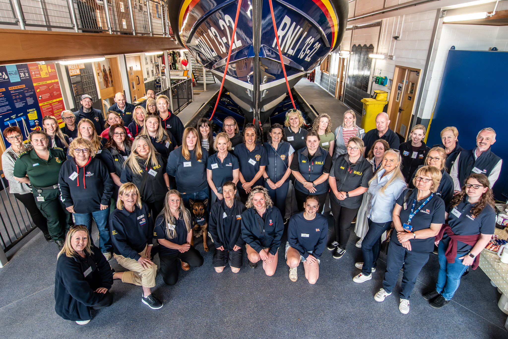 Attendees at the 'Women in Search and Rescue Conference' held at Bridlington RNLI Station.