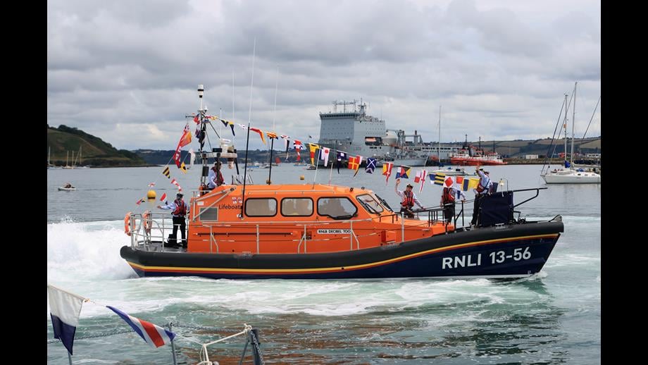 Tim Hackwell Falmouth RNLI officially name their new Shannon class lifeboat | RNLI