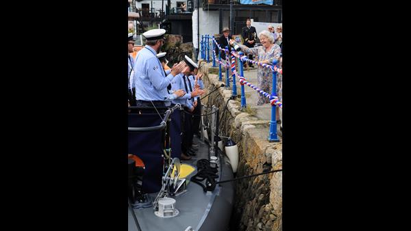 Tim Hackwell Falmouth RNLI officially name their new Shannon class lifeboat | RNLI