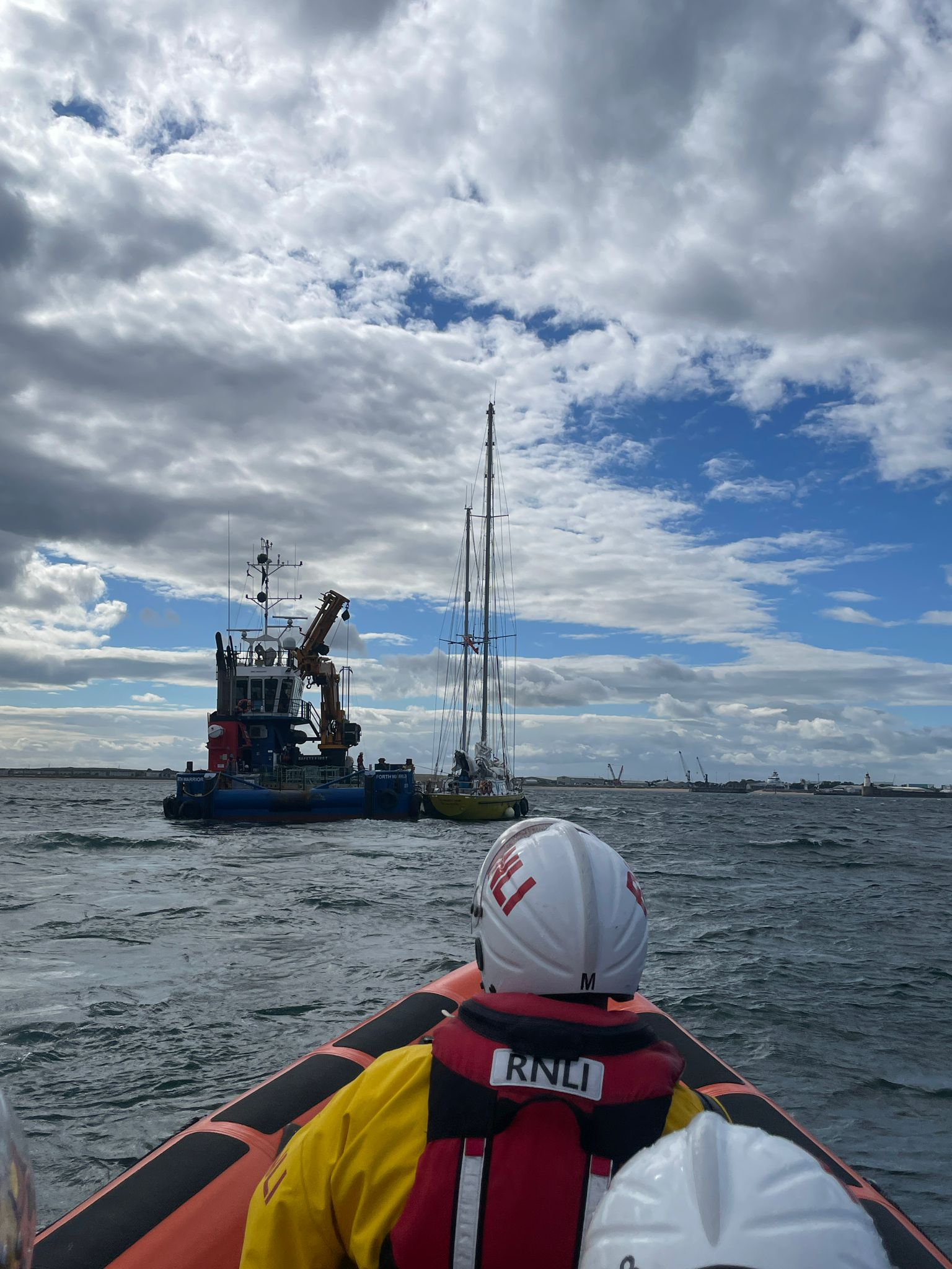 Casualty on the way back to Blyth