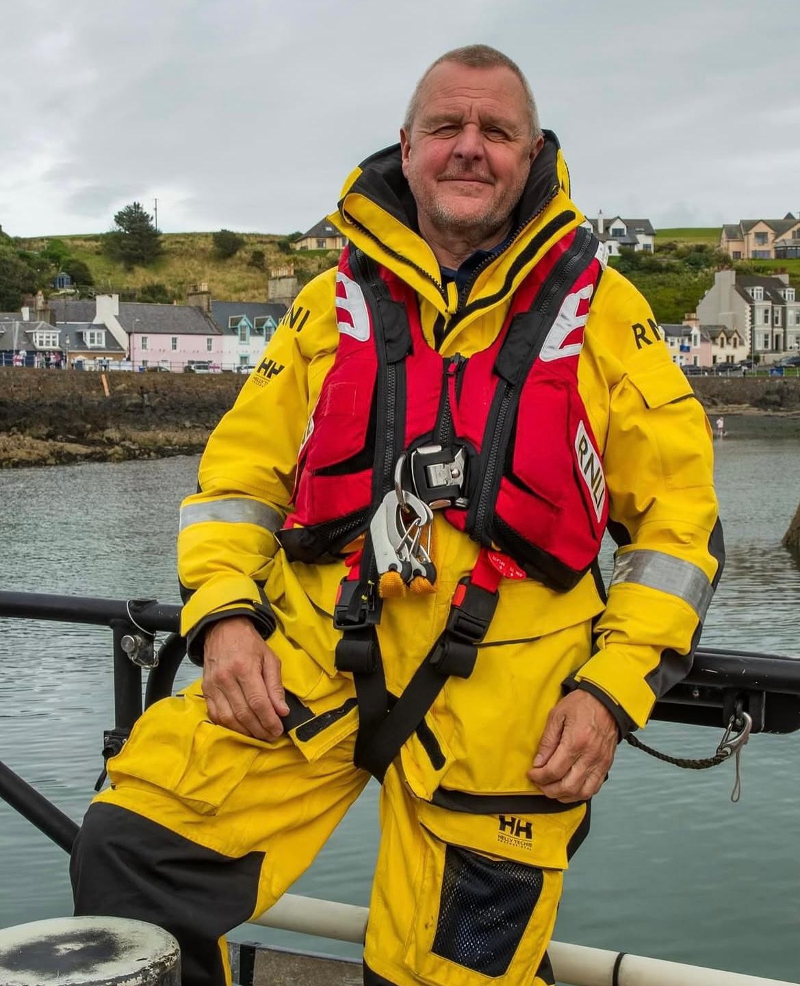 Portpatrick RNLI volunteer Andy Stakes
