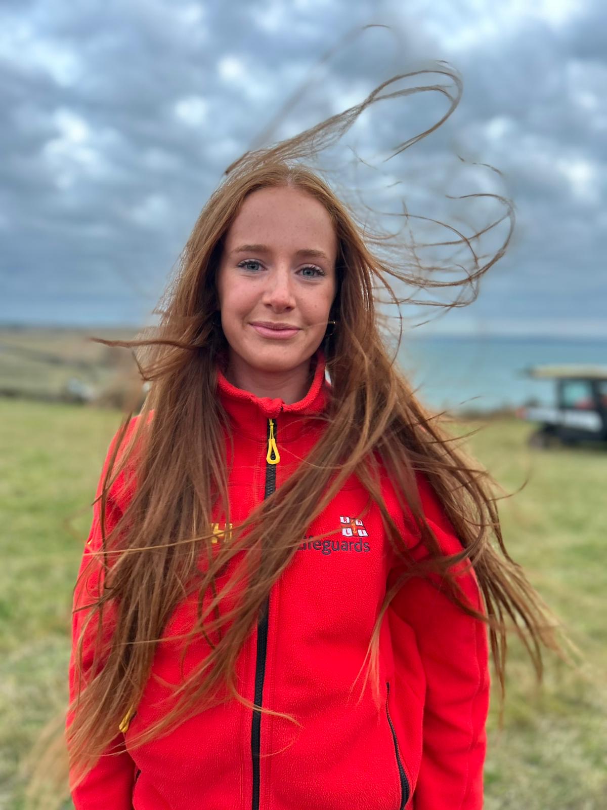 Portrait image of Alice in RNLI uniform 