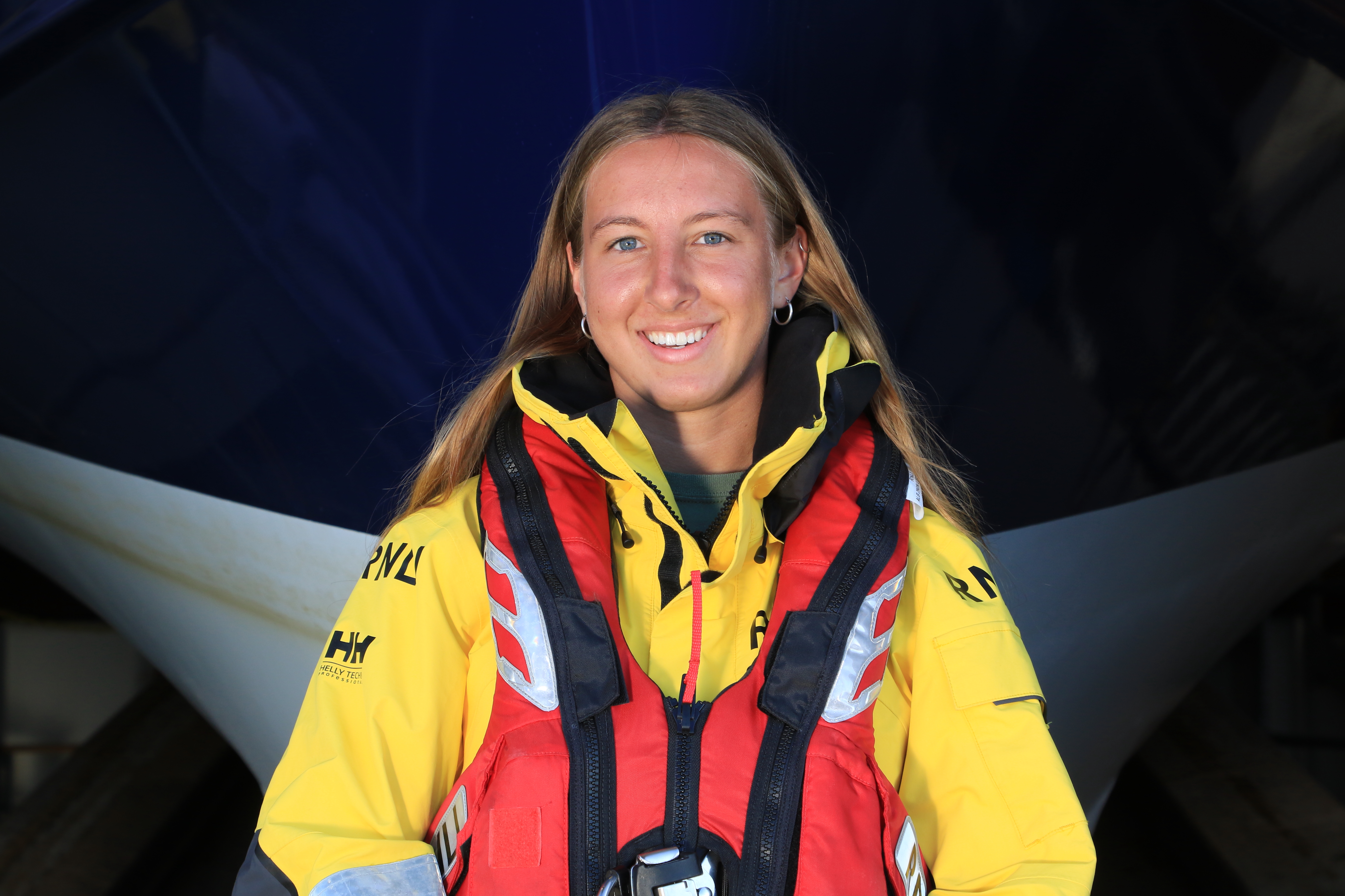 Izzy Puddiphatt the first female helm at Sennen Cove RNLI lifeboat station