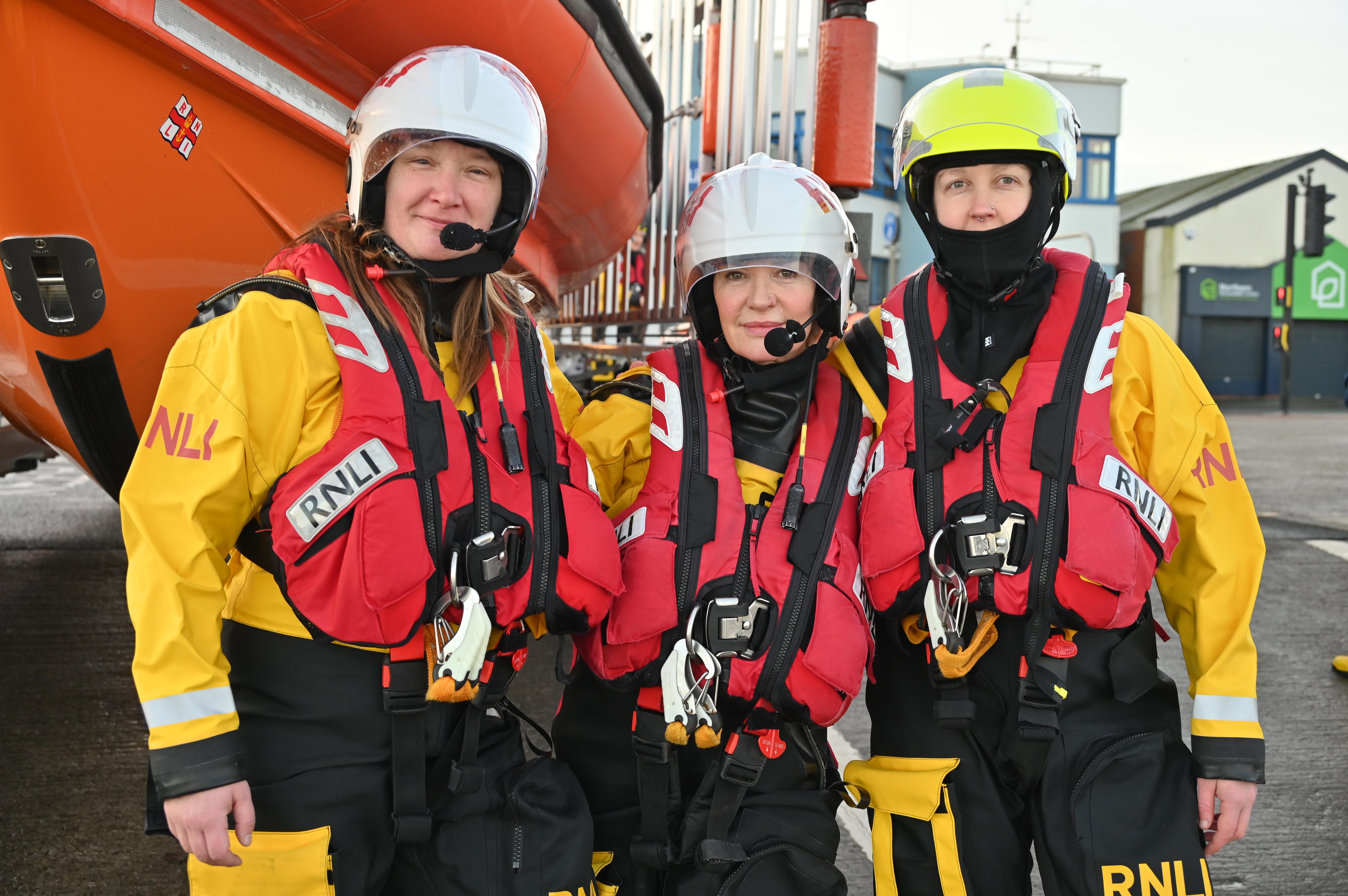 Preparing to go to sea.