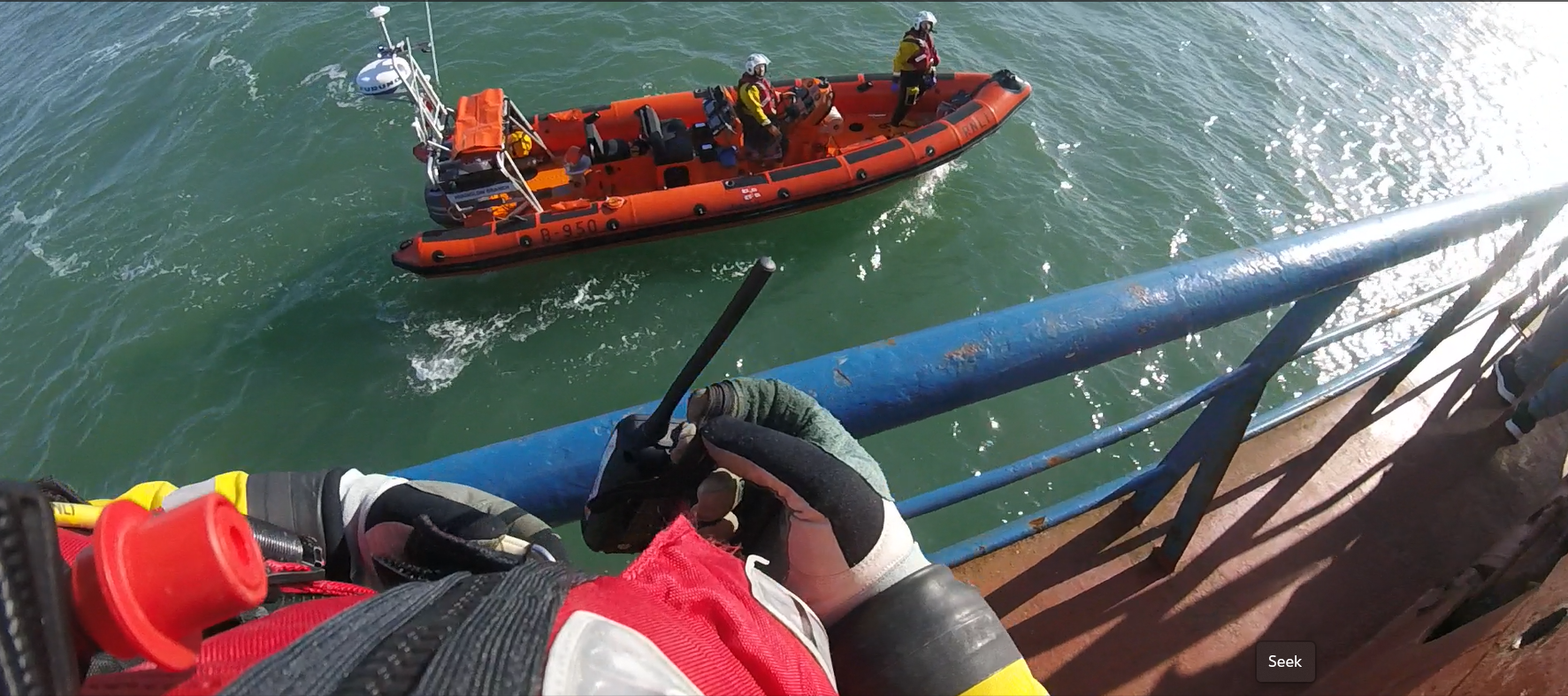 B950 Hounslow Branch from the ship's deck