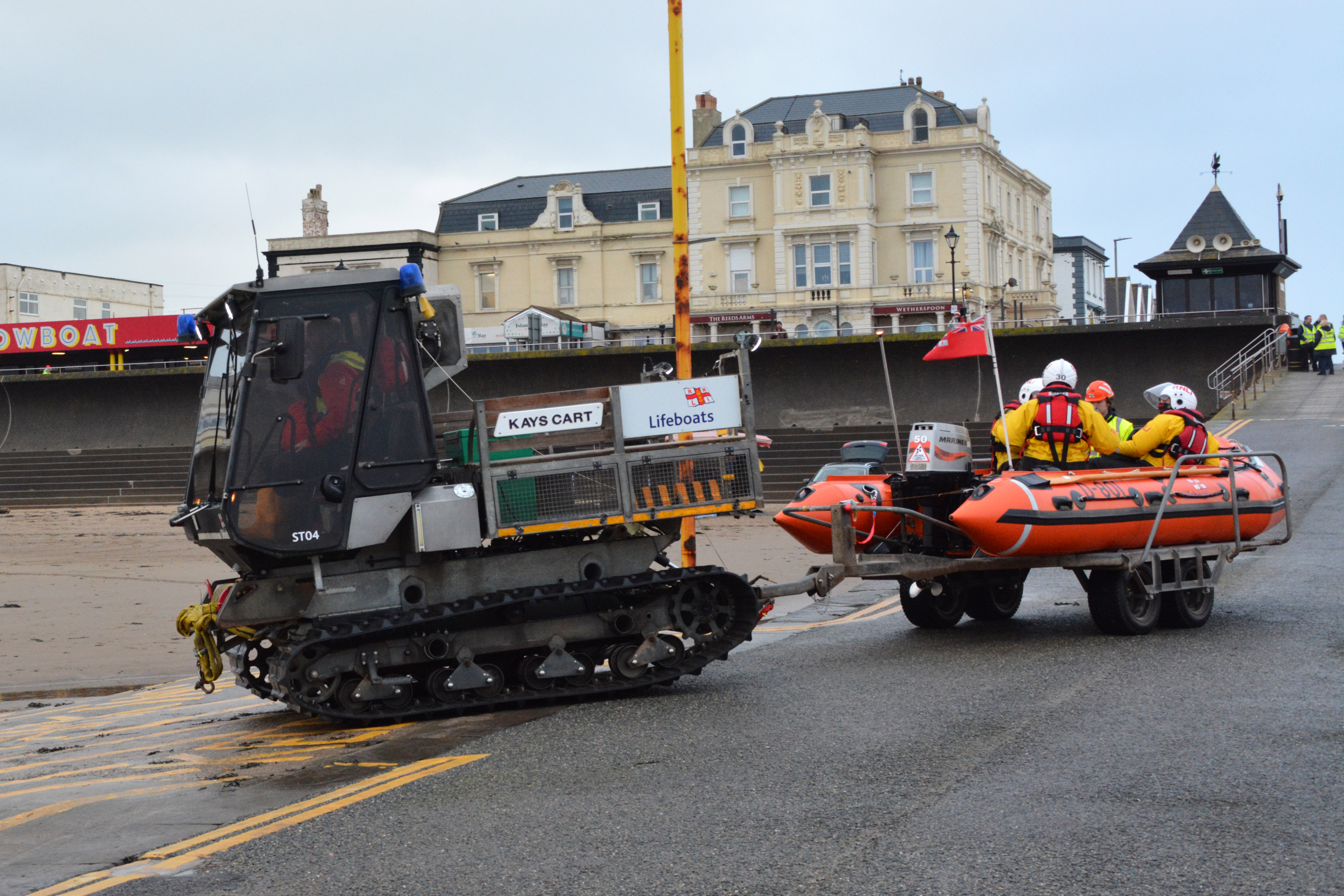Library image o Burnham's D Class lifeboat 'Burnham Reach' prior to launching