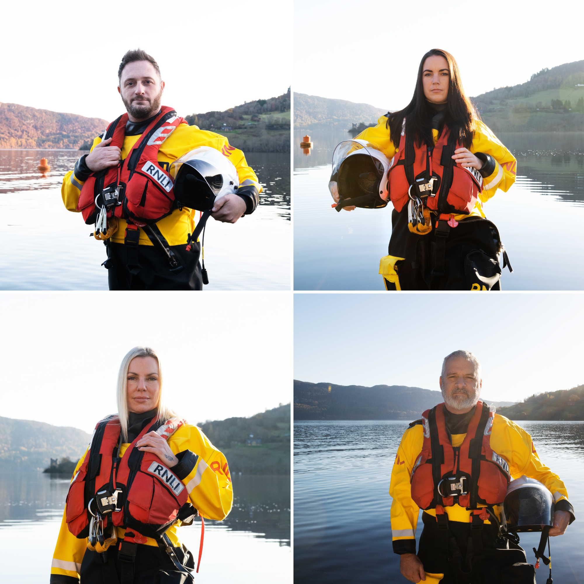 Top left: Aron Rayner, top right: Madison Archer-Rayner, bottom left: Georgia Archer, bottom right: Rich Selby